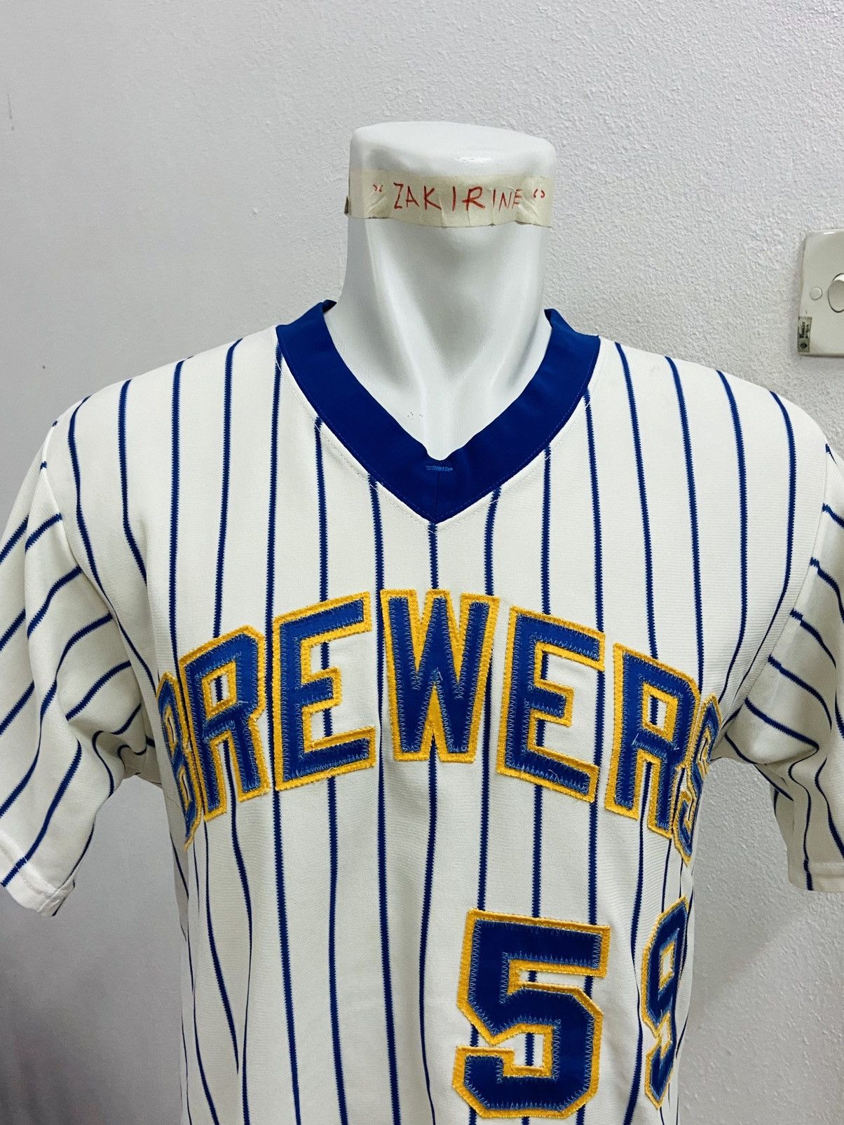 Other VINTAGE Milwaukee Brewers Baseball Jersey Size US L / EU 52-54 / 3 - 7 Thumbnail
