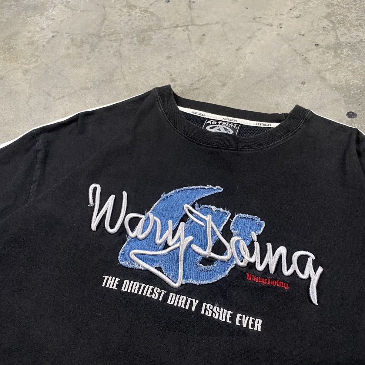 Rap Tees × Vintage y2k AB-Tech Hiphop Bboy Wording Tattoo LS Tee Size US L / EU 52-54 / 3 - 2 Thumbnail