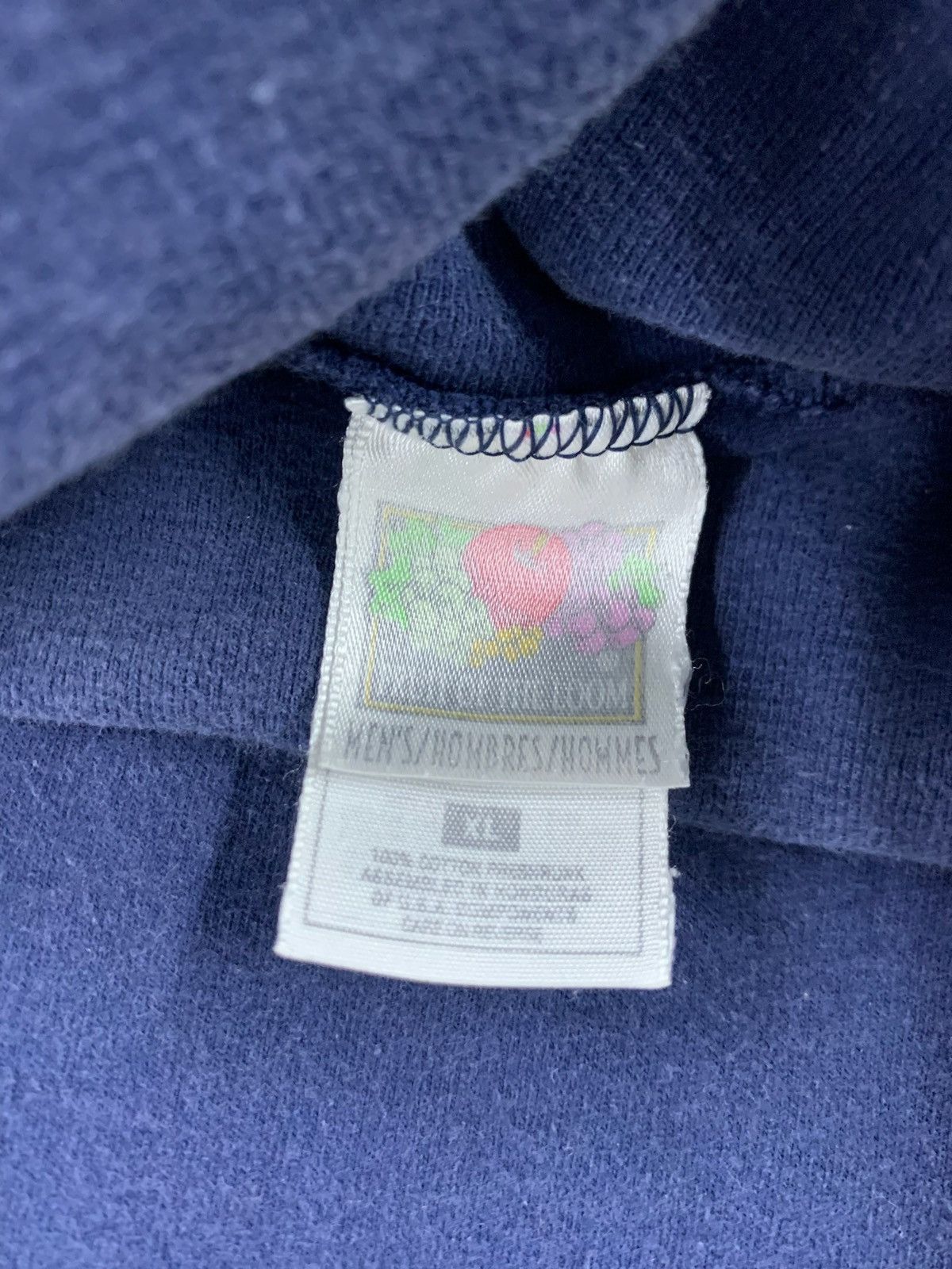 Vintage Vintage Blank Navy Turtleneck Longsleeve Size US XL / EU 56 / 4 - 1 Thumbnail