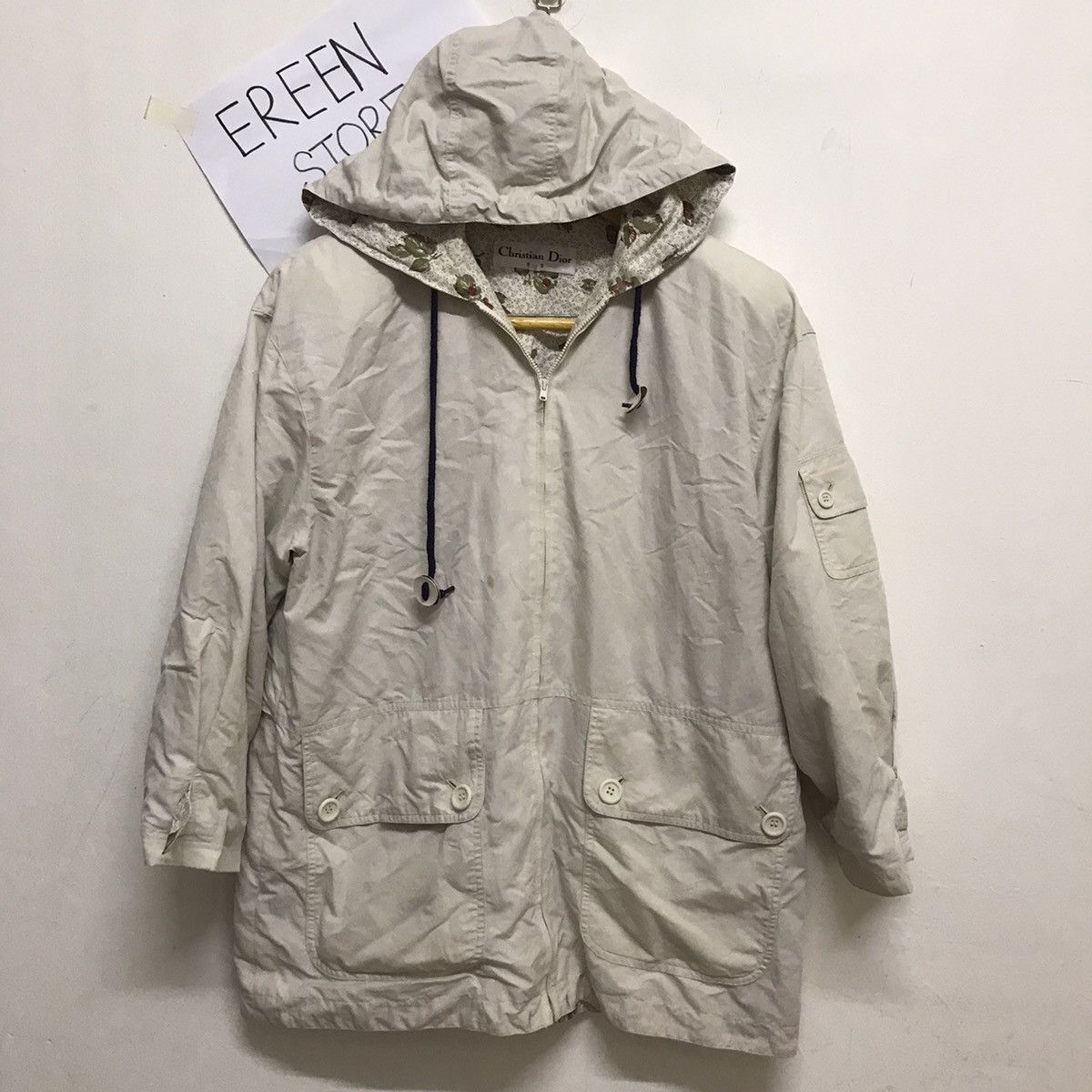 Christian Dior Monsieur × Designer Vintage Christian Dior Sports Zipper Ups Hoddie Parka Jacket Size US L / EU 52-54 / 3 - 1 Thumbnail