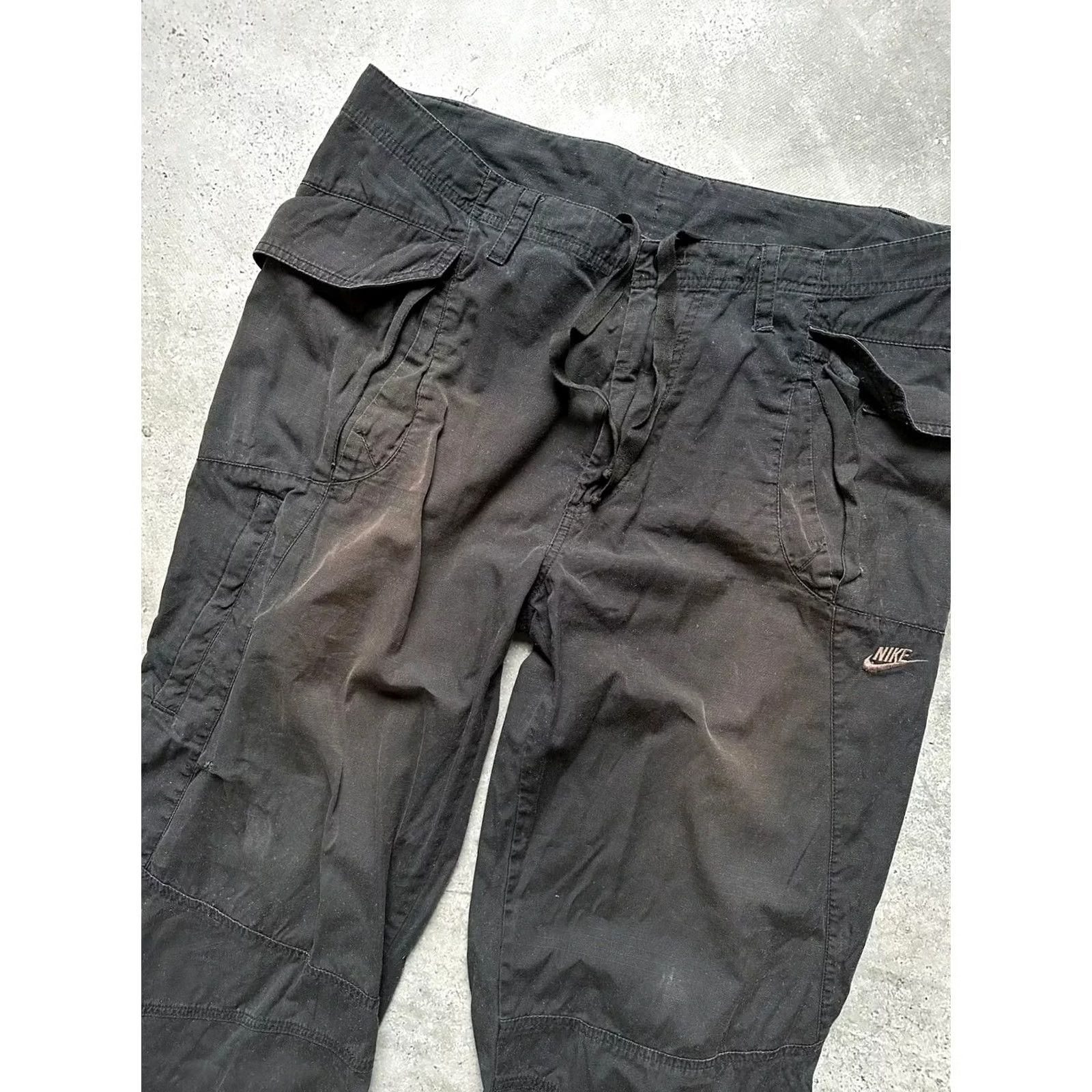 Nike VINTAGE Nike Pants Mens XL Black Track Pants Waist - 49 cm inseam 80 cm front rise 30 cm thigh 34 cm knee 29 cm Size US 36 / EU 52 - 3 Thumbnail