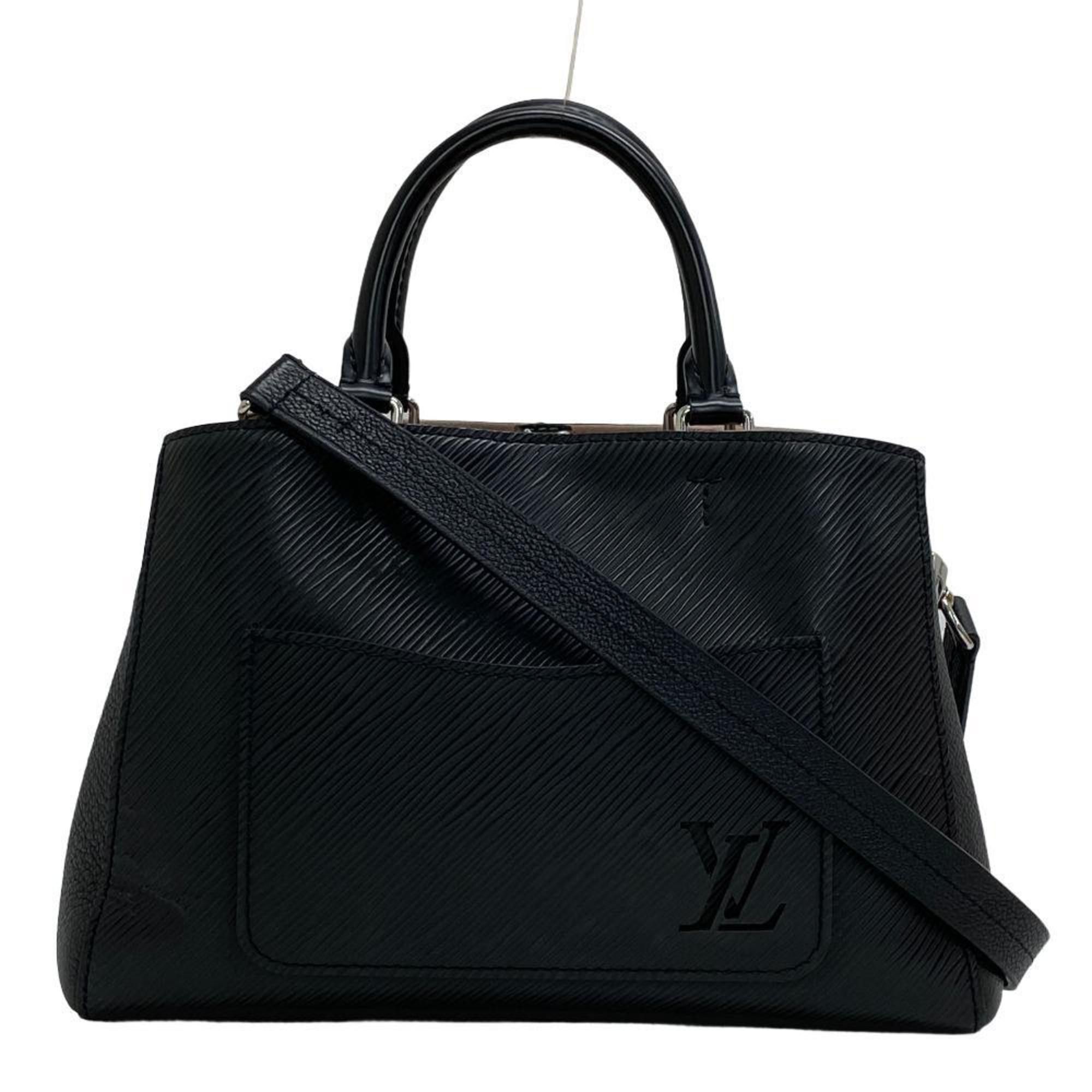 image of Louis Vuitton M59952 2Way Hand Shoulder Bag Epi Marel Black Ladies, Women's