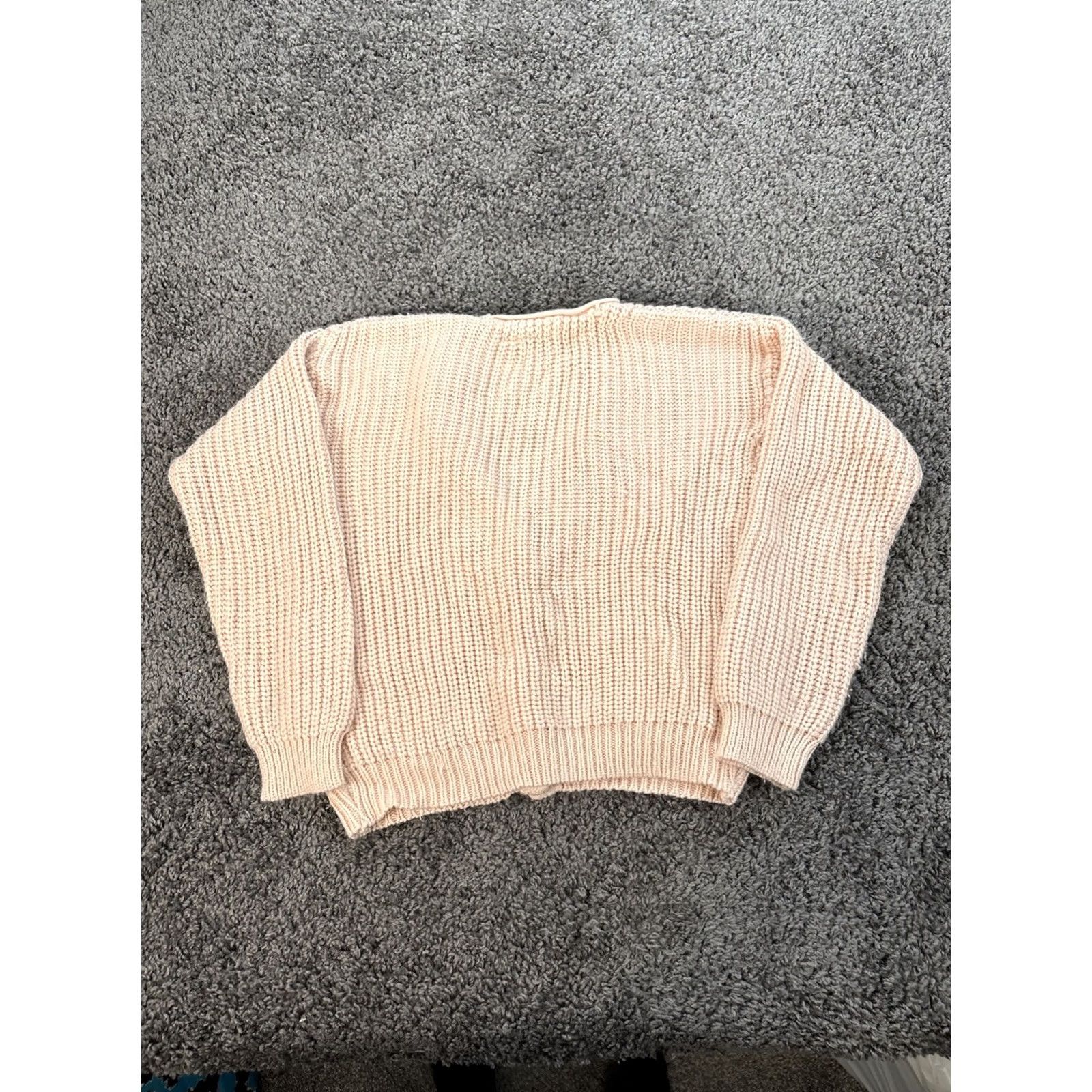 Hunter VINTAGE Hunters Run Cardigan Sweater Womens Small Pink 90s Chunky Knit V-Neck S Girls? Size S / US 4 / IT 40 - 5 Thumbnail