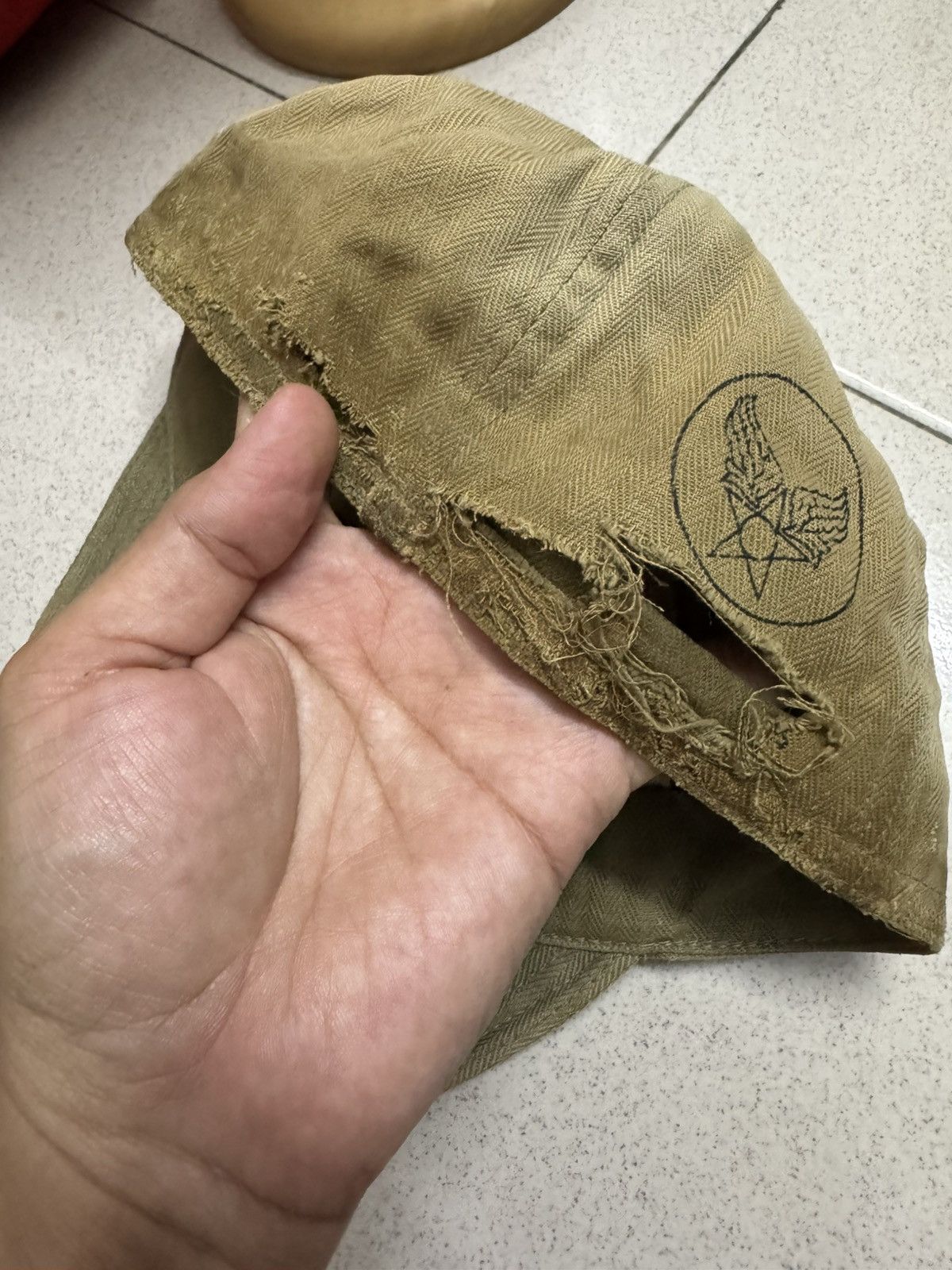 Vintage TRUE VINTAGE US AIR FORCE CUSHMAN DENIM HERRINGBONE WORK CAP Size ONE SIZE - 8 Thumbnail
