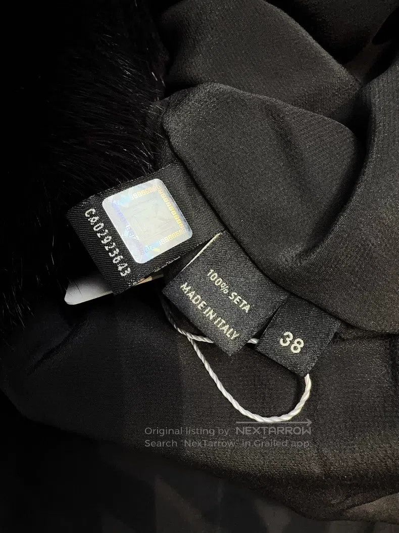 Fendi Fendi Black and Dark Green Mink Fur Coat Size XS / US 0-2 / IT 36-38 - 6 Thumbnail