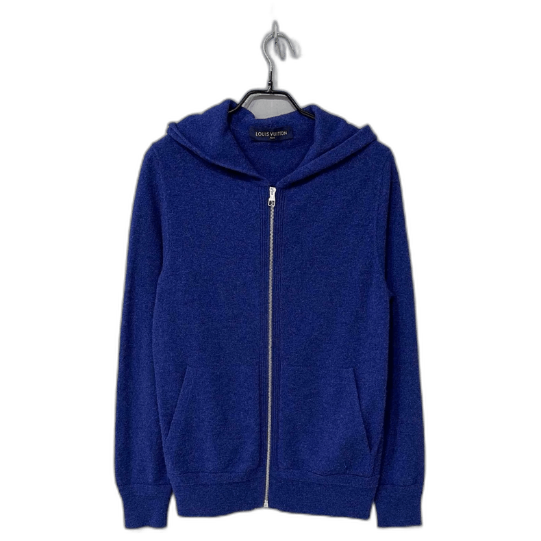 Louis Vuitton Embroidered Logo Cashmere Zip Jacket Size S / US 4 / IT 40 - 1 Thumbnail