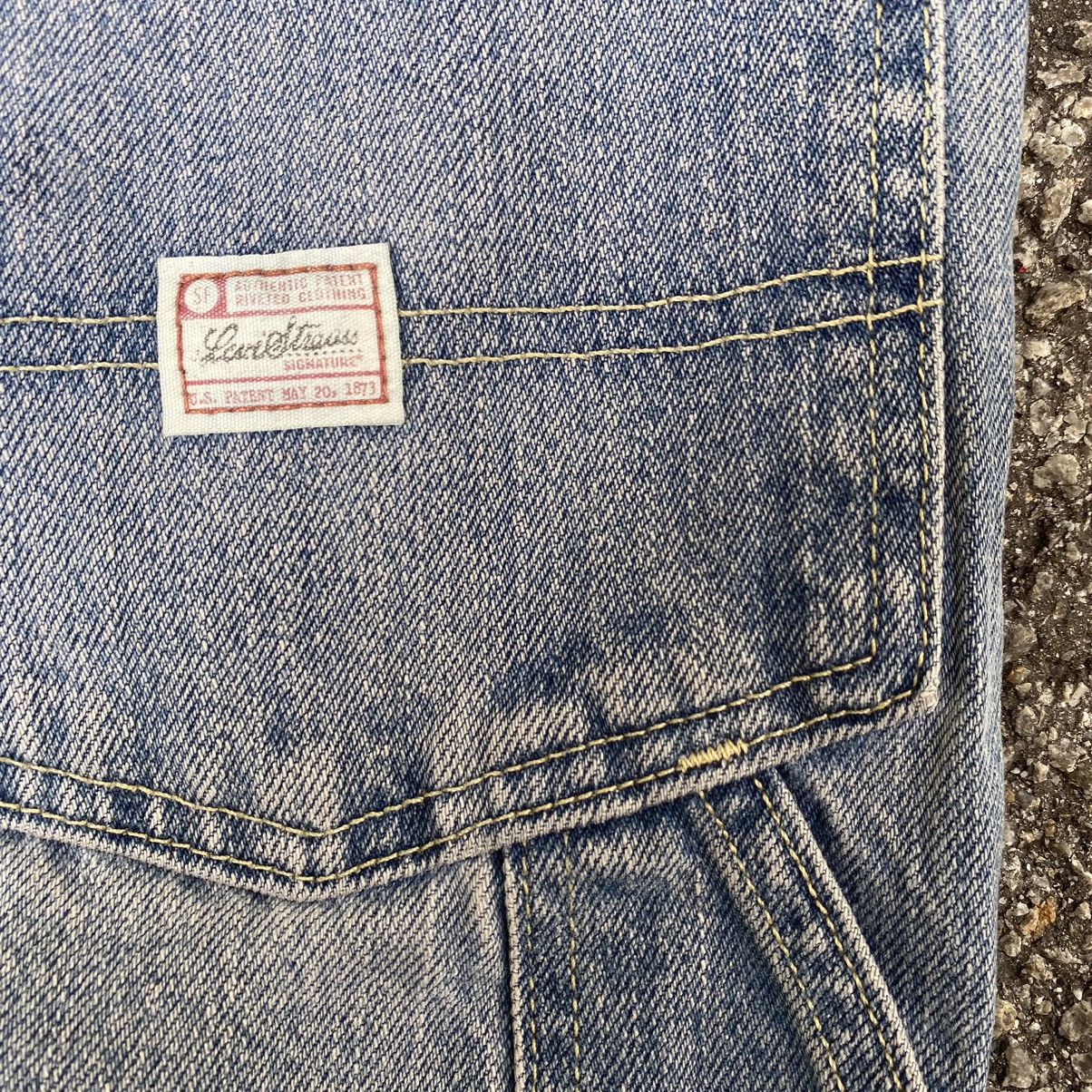 Levi's Baggy Carpentar Washed Jeans Levis Strauss Signature Denim Size US 36 / EU 52 - 11 Thumbnail