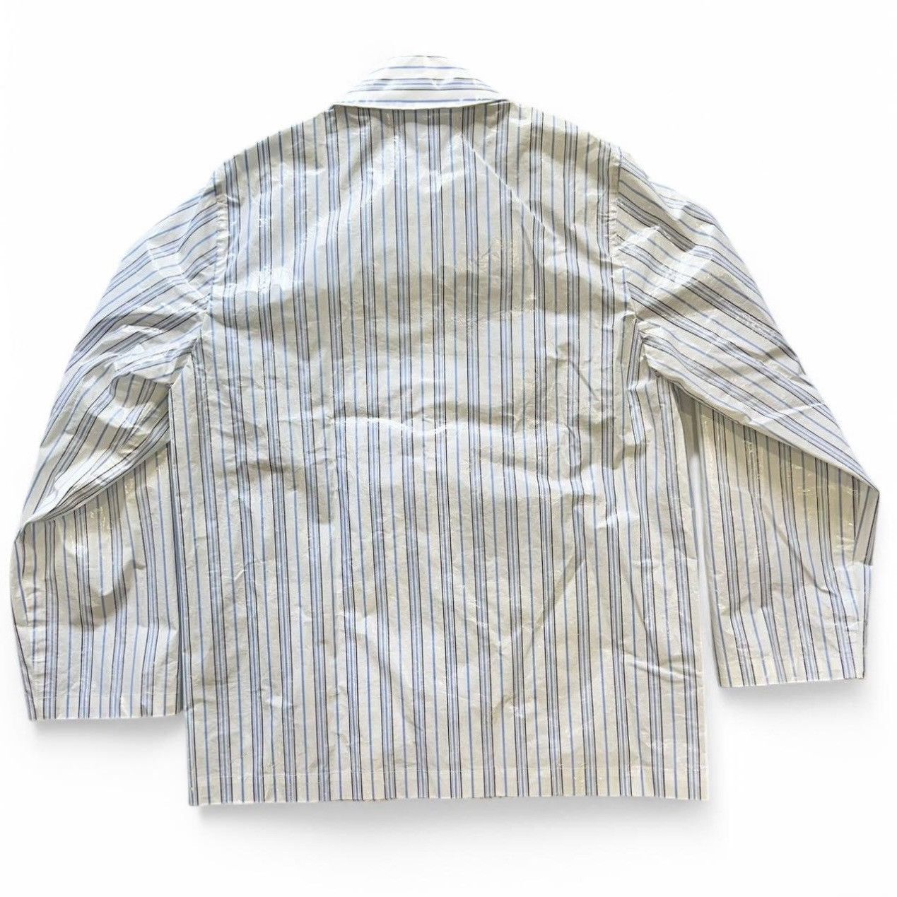 Acne Studios Acne Studios Ashdown Blue/White Striped Rain Jacket-IT48 (M) Size US M / EU 48-50 / 2 - 3 Thumbnail