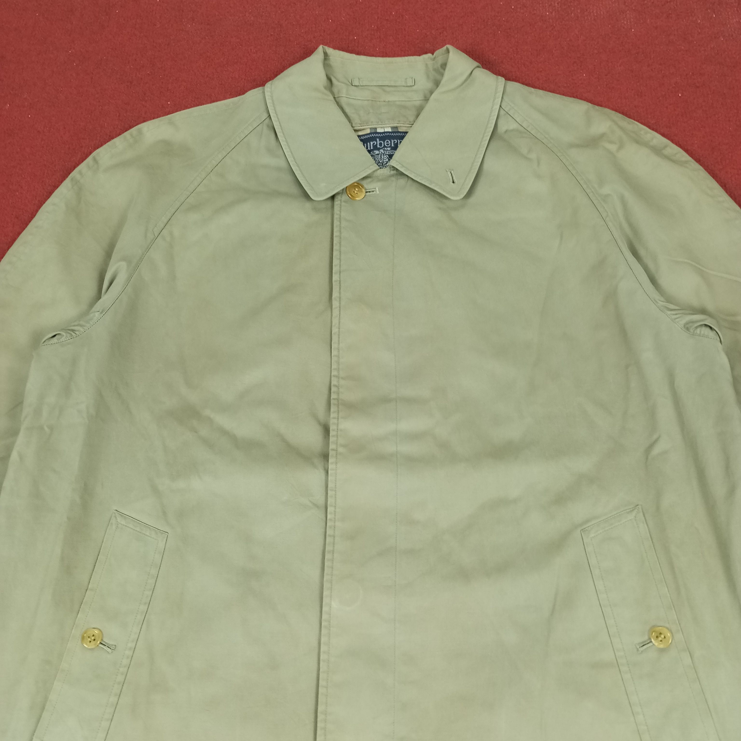 Burberry × Vintage Burberrys Luxury Fashion Brand Trench Coat Jacket Size US XL / EU 56 / 4 - 2 Thumbnail