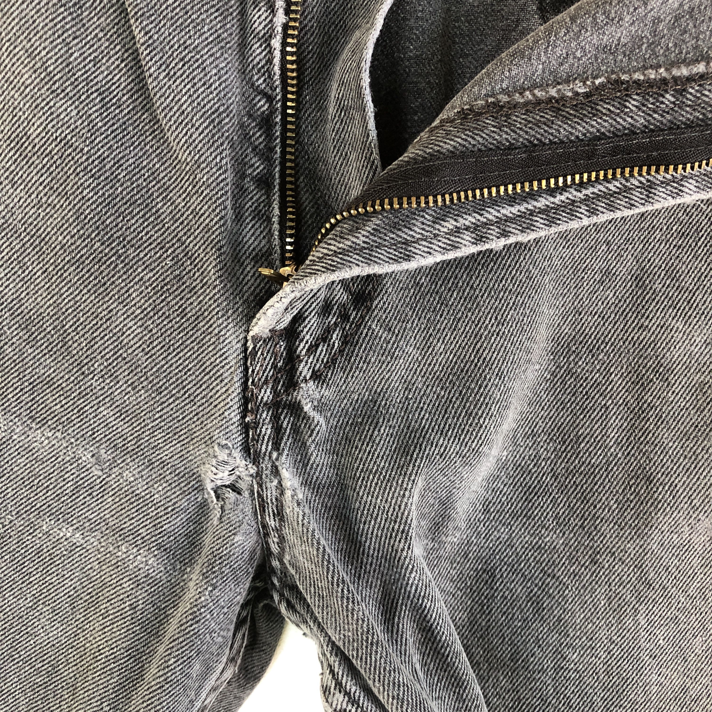 Levi's Vintage Levis 550 Jeans Levi's Faded Black Grunge Denim Size US 32 / EU 48 - 10 Thumbnail