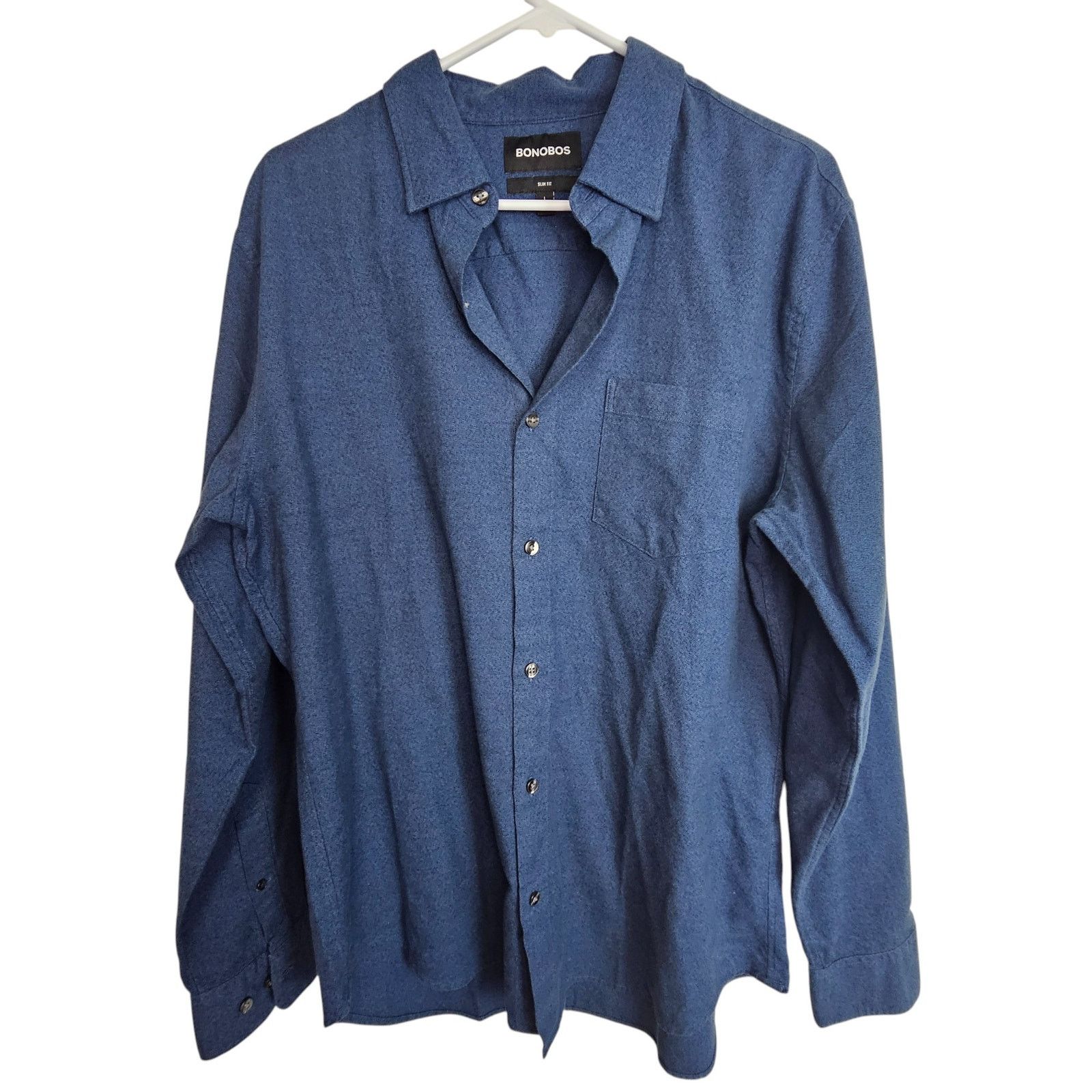 Bonobos Bonobos Mens Flannel Shirt L Slim Fit Casual Weekend Vibes Size US L / EU 52-54 / 3 - 1 Thumbnail