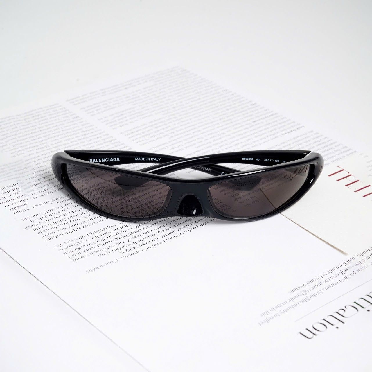Balenciaga BALENCIAGA BB0383S 001 SUNGLASSES Size ONE SIZE - 6 Thumbnail