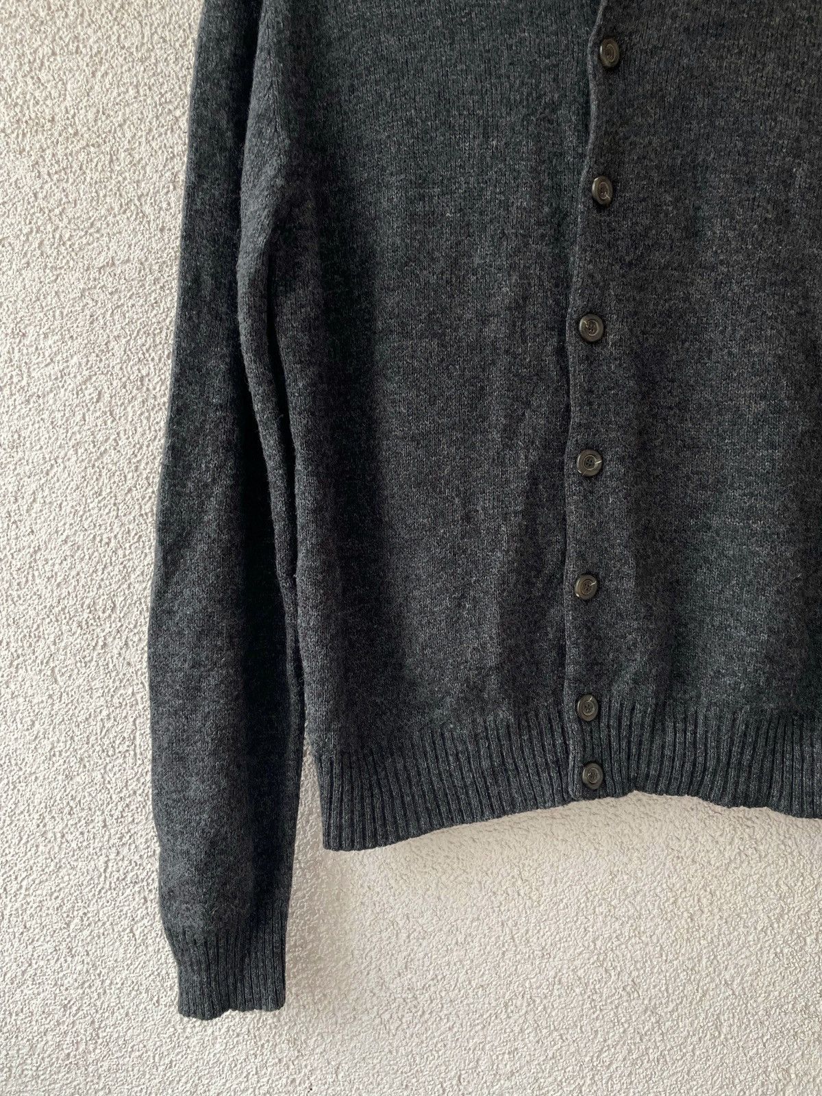 Dolce & Gabbana Dark gray men's woollen cardigan Dolce & Gabbana Size L-XL Size US L / EU 52-54 / 3 - 3 Thumbnail