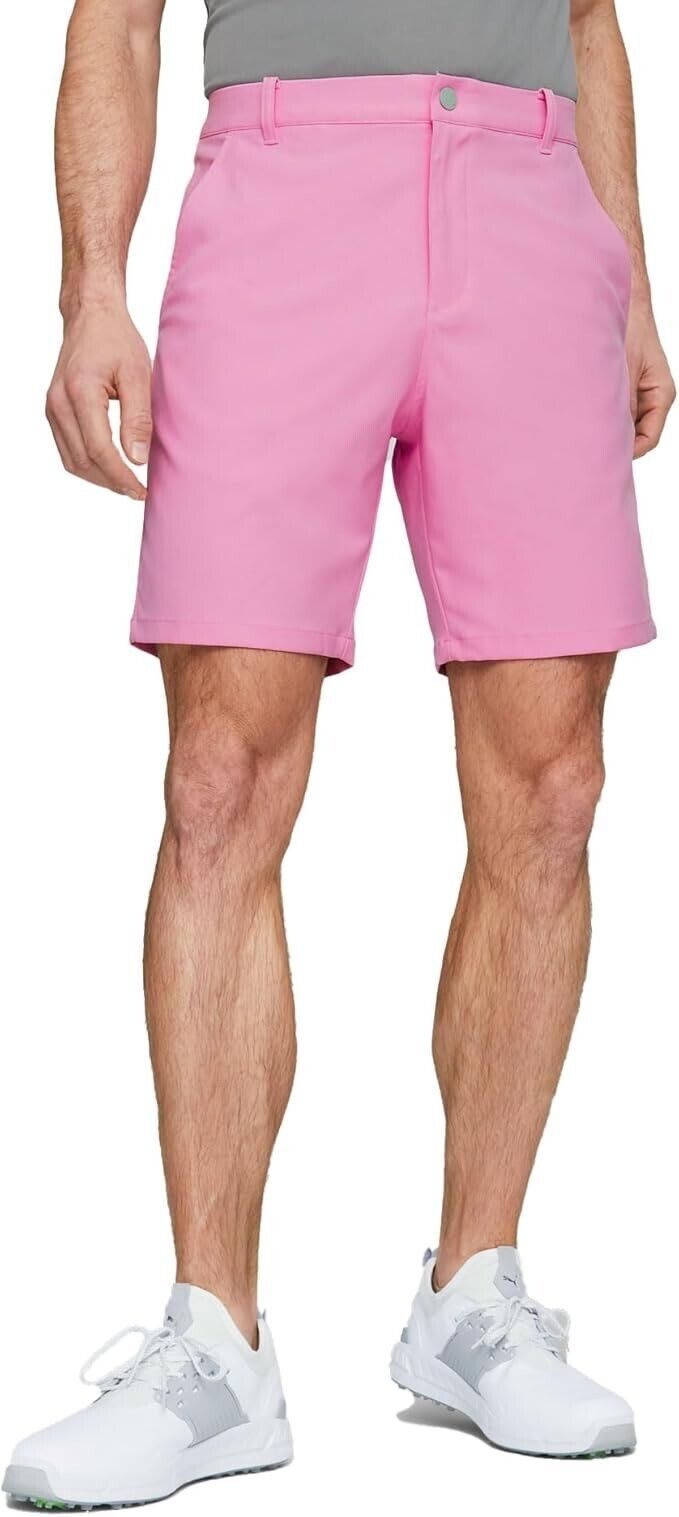 Puma Puma 537788 Golf Dealer 8" Shorts Pink Mist ( 38 ) Size US 38 / EU 54 - 1 Thumbnail