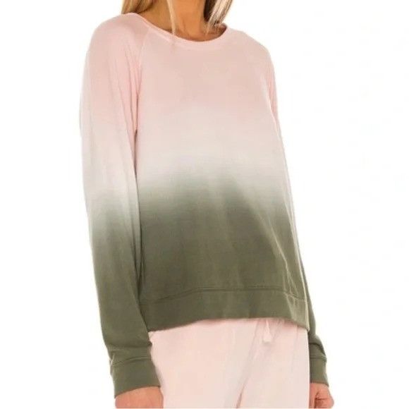 Sanctuary Sanctuary Happy Days Lotus & Organic Green Sweatshirt Size M / US 6-8 / IT 42-44 - 2 Thumbnail