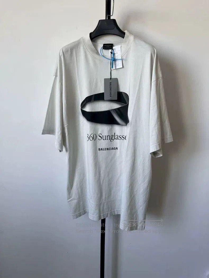 Balenciaga Balenciaga 360 Sunglasses Print T-Shirt. Size US XL / EU 56 / 4 - 1 Thumbnail