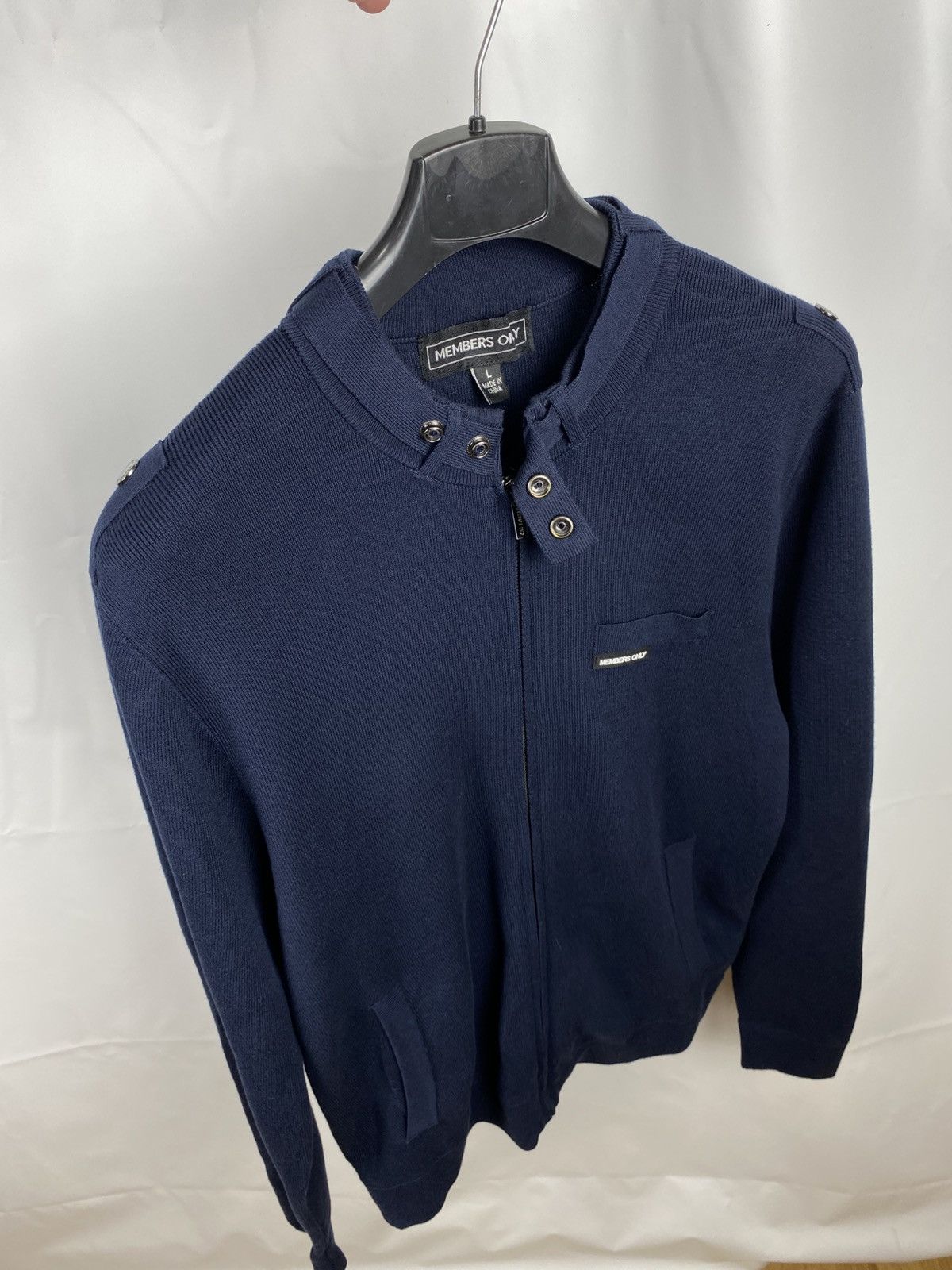 Members Only Members Only Cotton Knit Bomber Iconic Jacket Zip size L Size US L / EU 52-54 / 3 - 11 Thumbnail