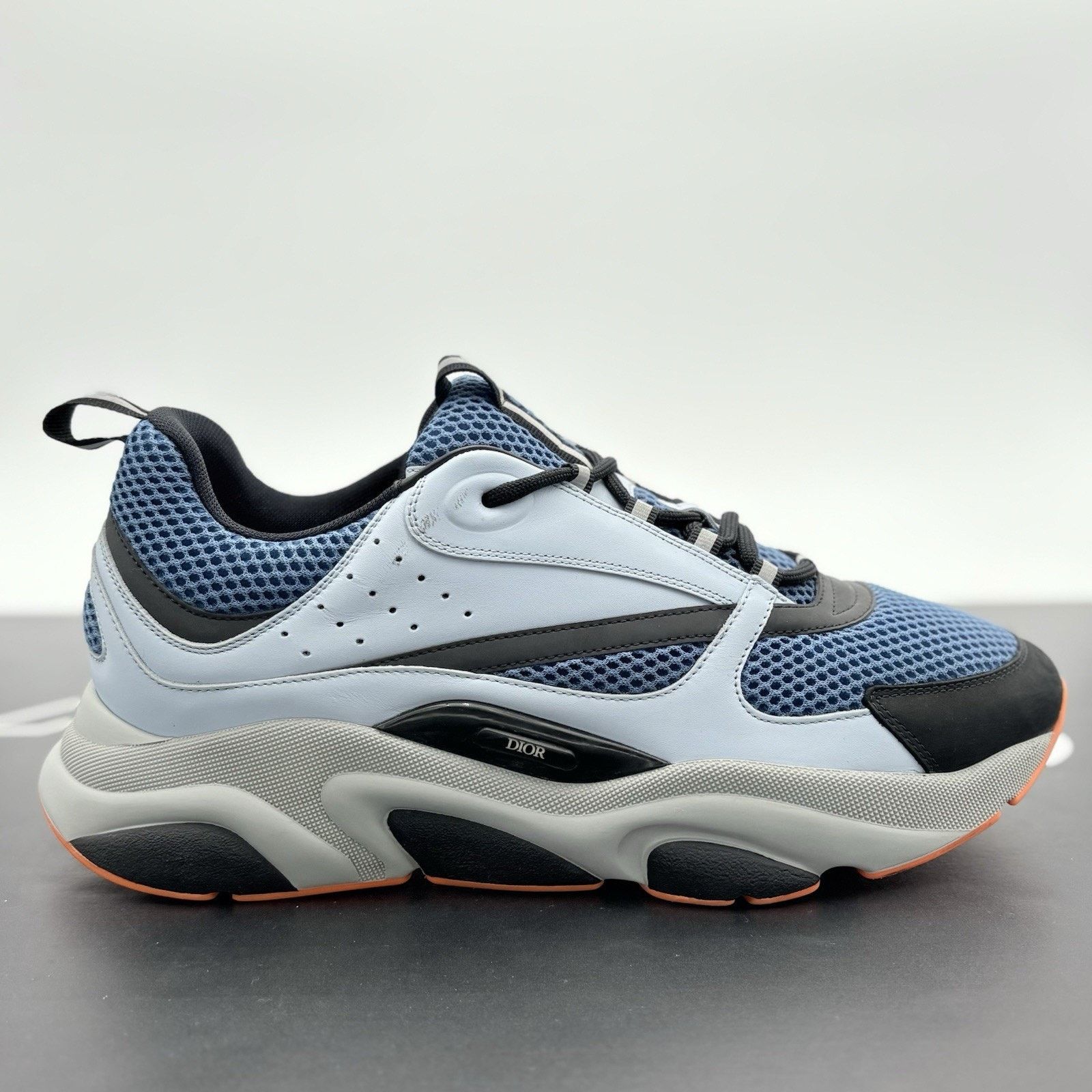 Dior Dior B22 Sneaker ' Light Blue Orange ' | SUPER CLEAN! Size US 13 / EU 46 - 2 Thumbnail