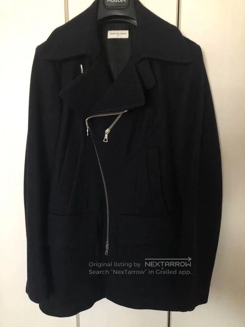 Dries Van Noten Dries Van Noten Wool Biker Collar Coat. Size US S / EU 44-46 / 1 - 1 Thumbnail