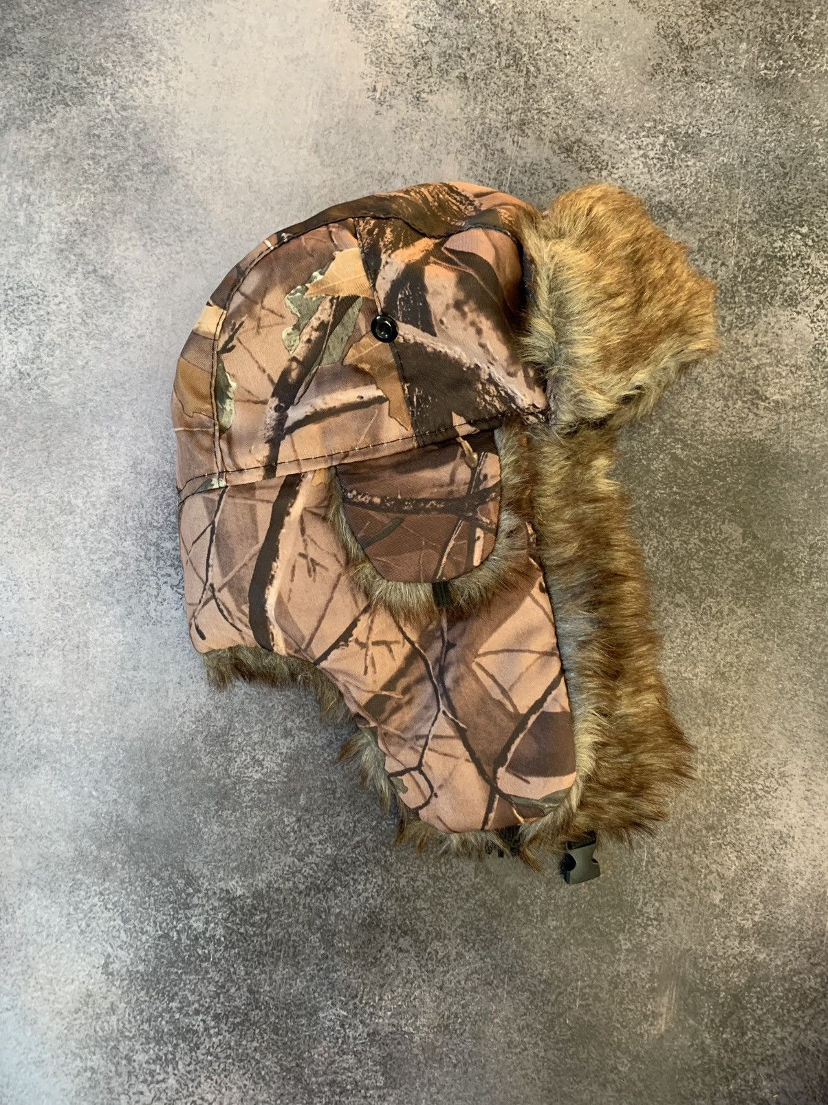 Vintage REALTREE Y2k Ushanka Hat Cap Outdoor Life Vintage 90s Size ONE SIZE - 2 Thumbnail