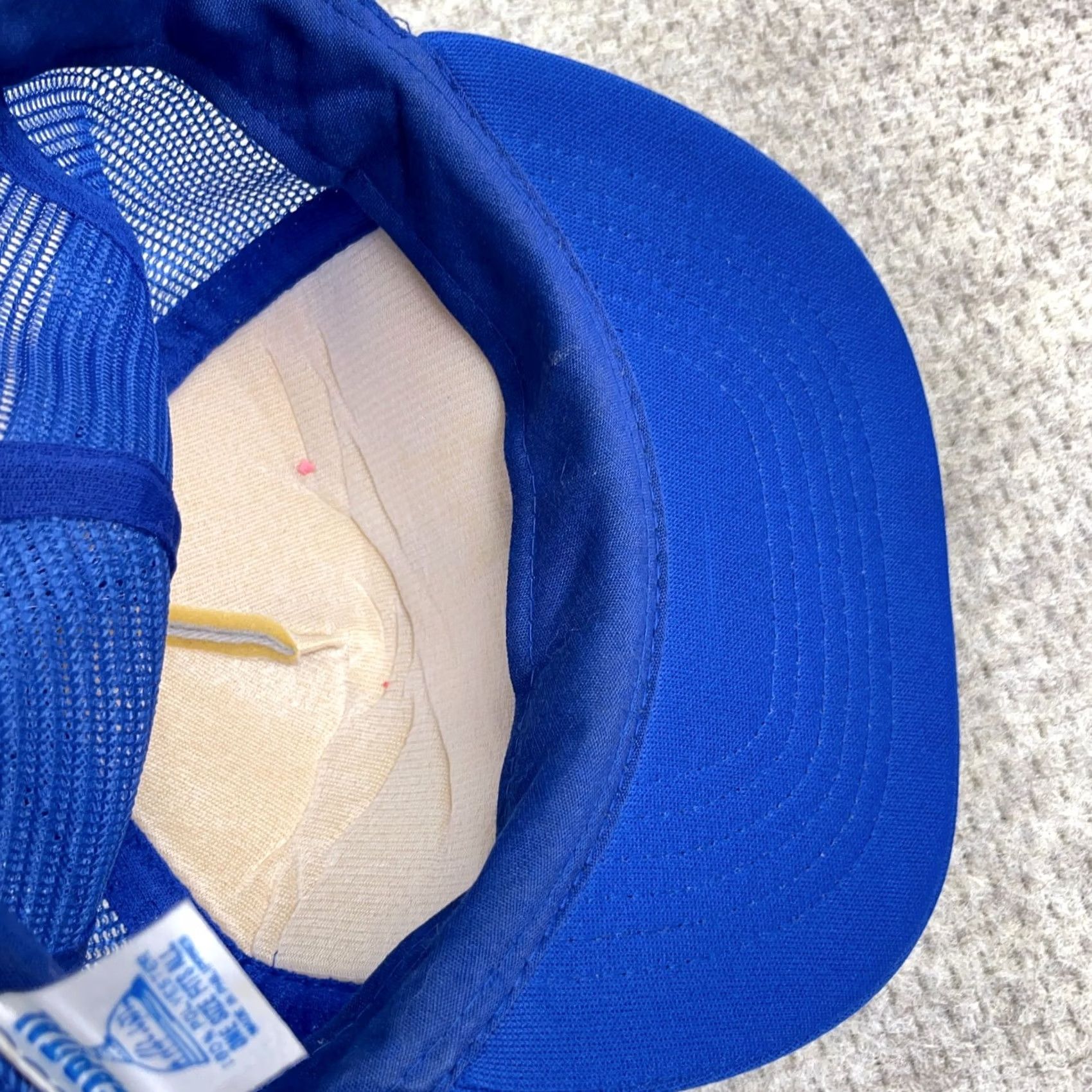 Kapital VINTAGE 7 Eleven Trucker Hat Cap Snapback Blue Gray Oil Gas Station Truck Stop 80s 90s Made In USA Mens Size ONE SIZE - 5 Thumbnail
