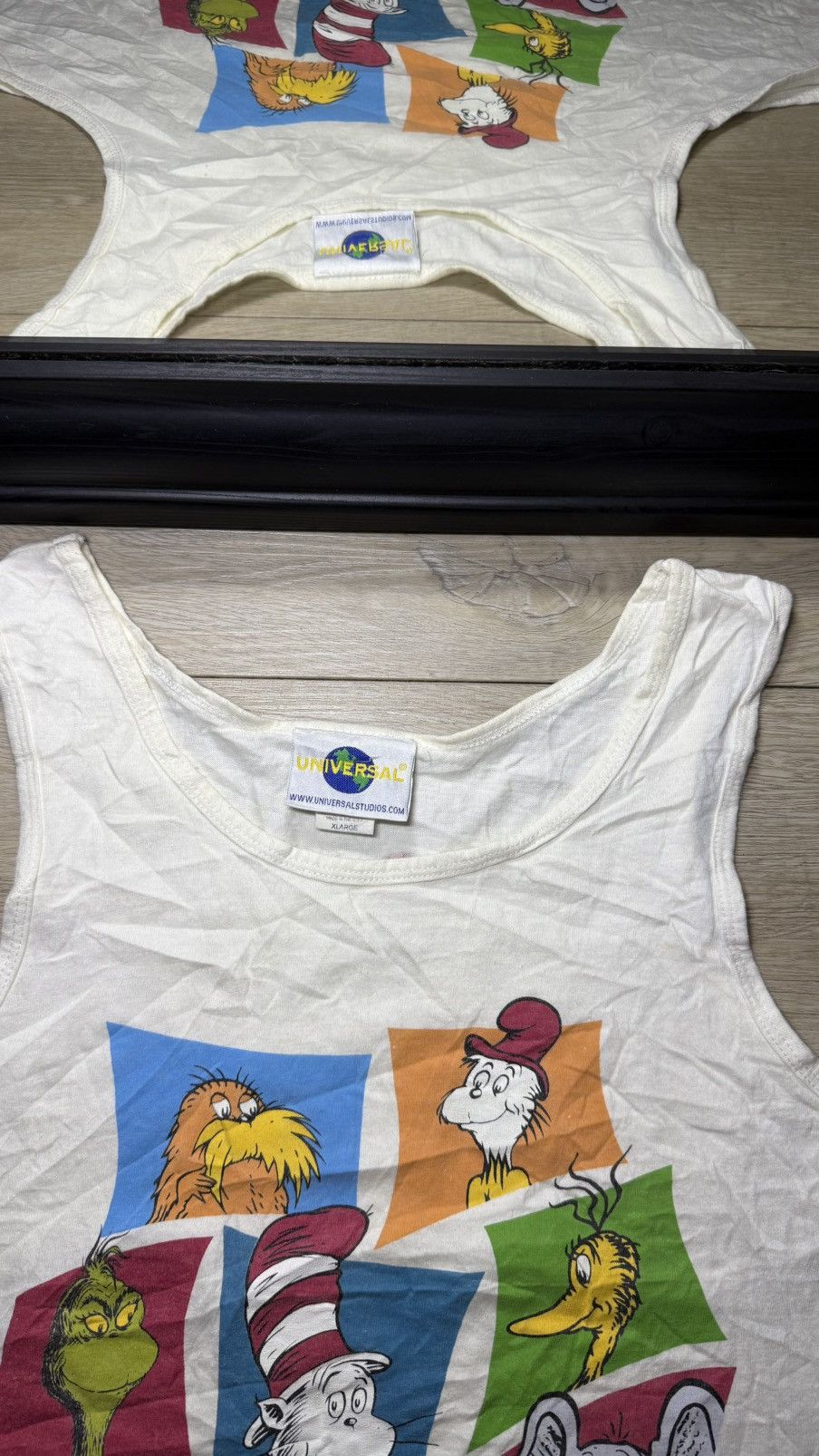 Other Vintage / Y2K 1990s Dr. Seuss Universal Studios Tank Top Size US XL / EU 56 / 4 - 4 Thumbnail