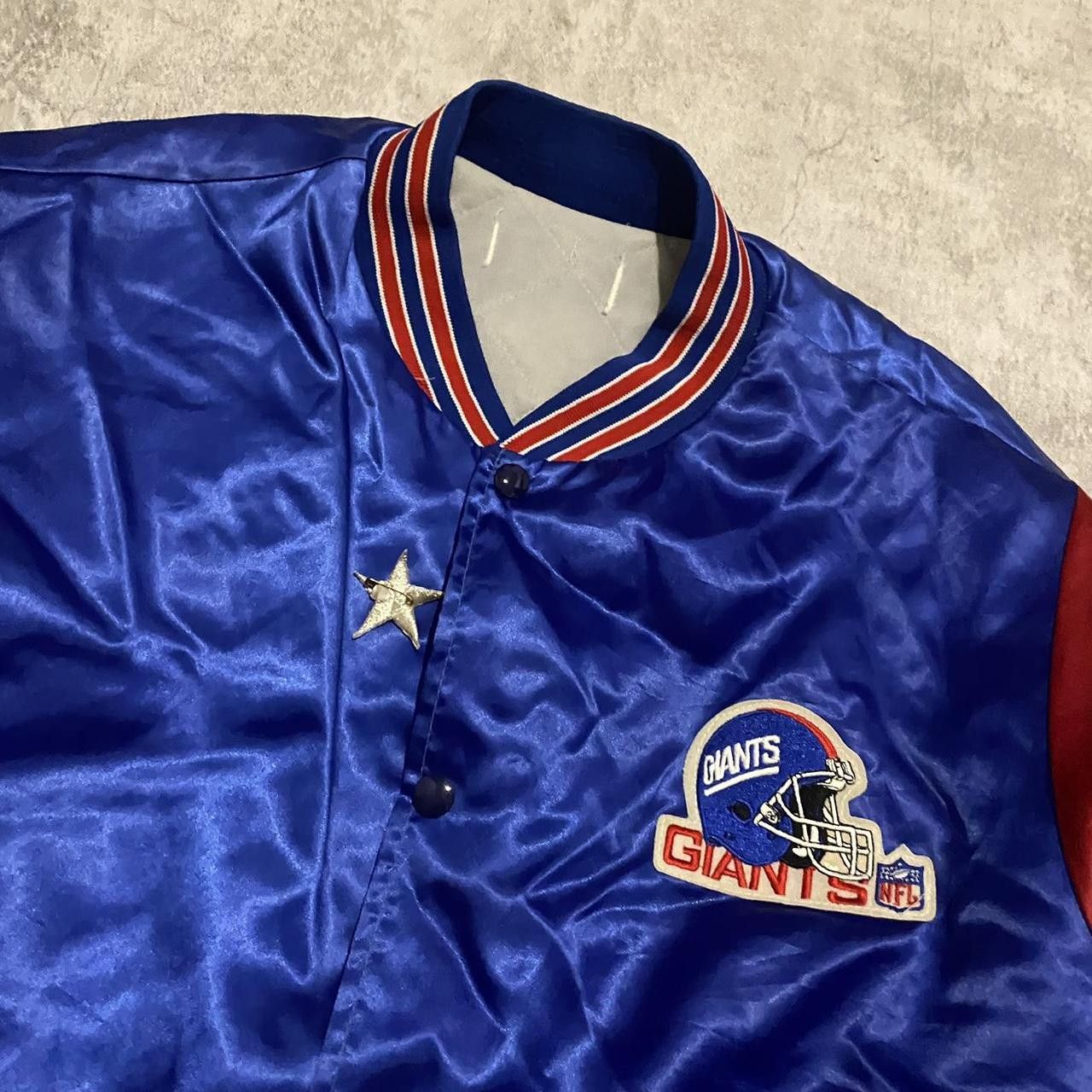 NFL 80s New York Giants satin bomber jacket #NFL Size US L / EU 52-54 / 3 - 3 Thumbnail
