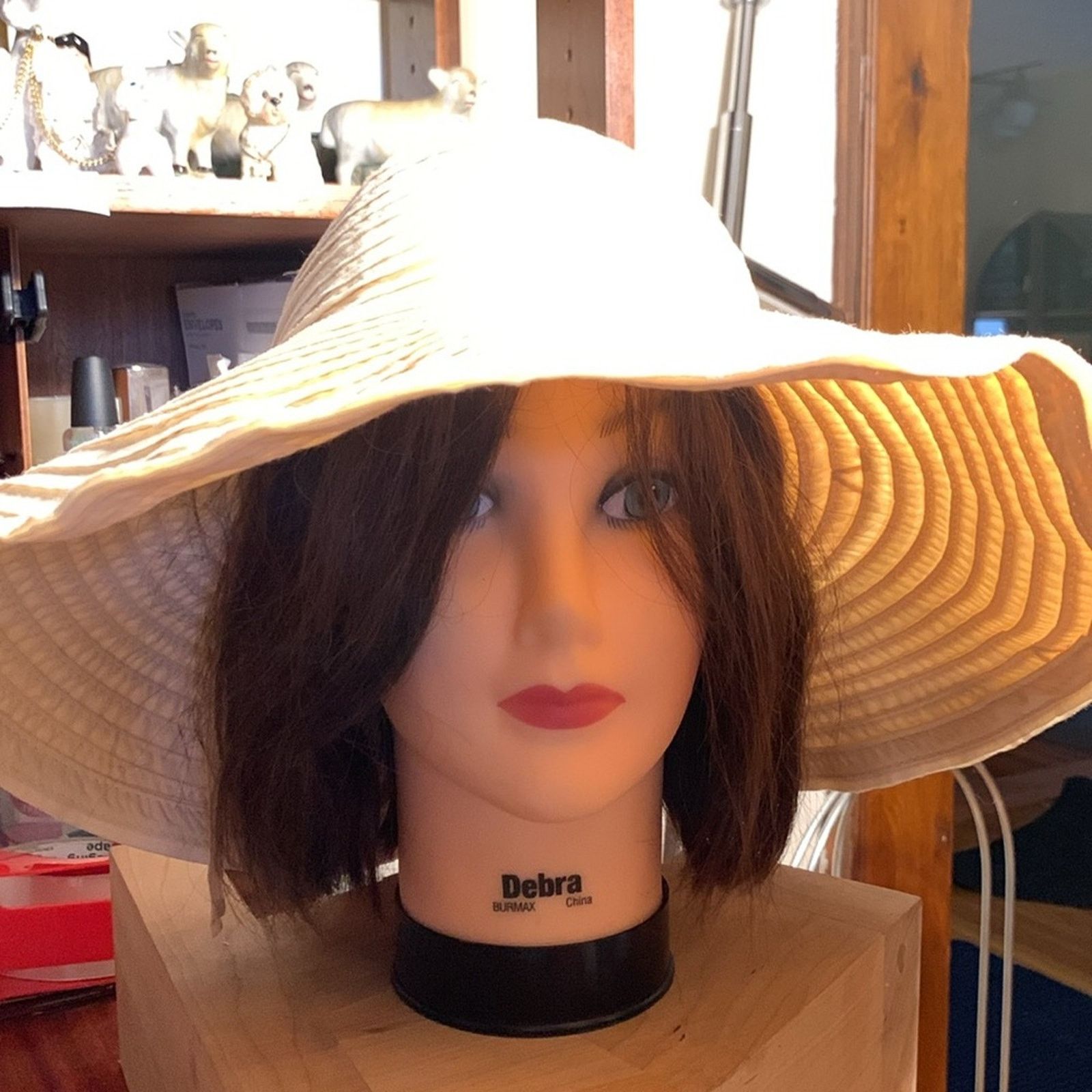 Vintage 60’s 70’s style floppy brim yellow San Diego Hat co. sunhat Size ONE SIZE - 5 Thumbnail
