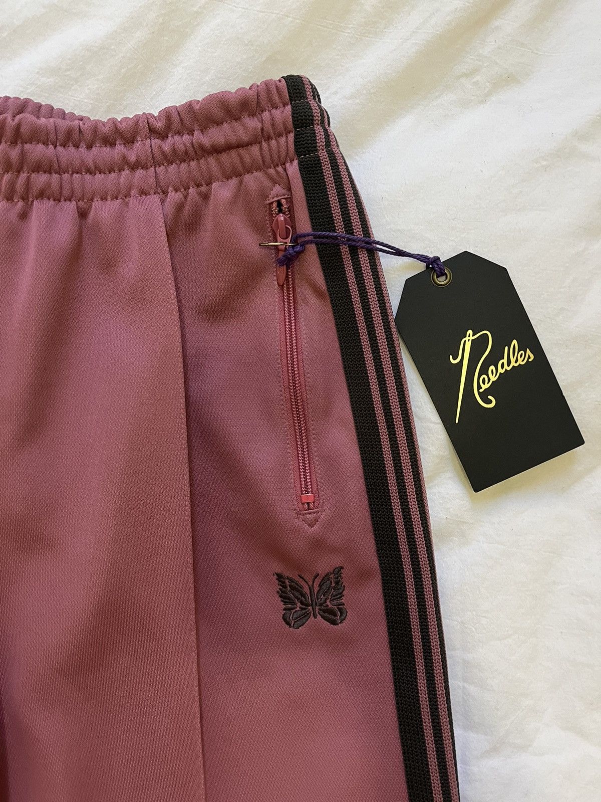 Needles Needles Track Pants Pink Straight Cut Size US 31 - 2 Thumbnail