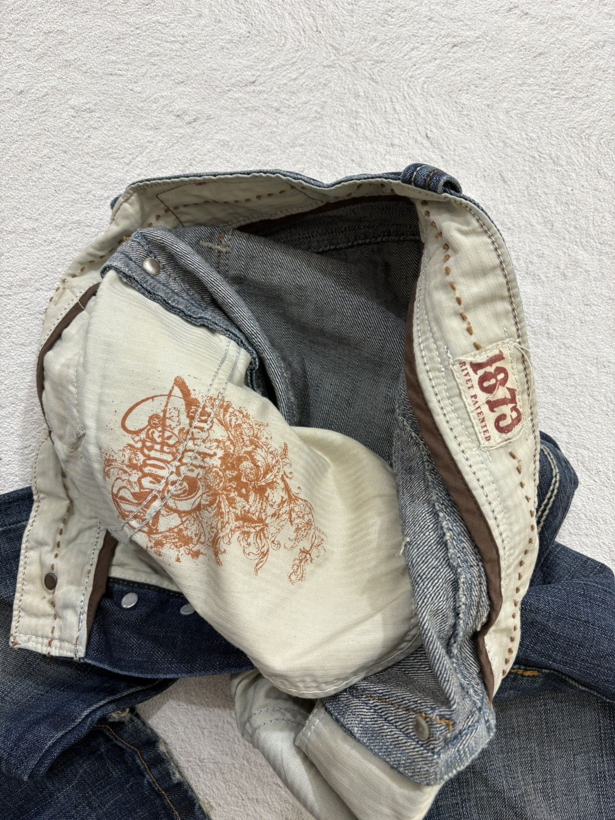 Kapital 2000s Levis cooper japan wash denim Y2k style Size US 30 / EU 46 - 7 Thumbnail