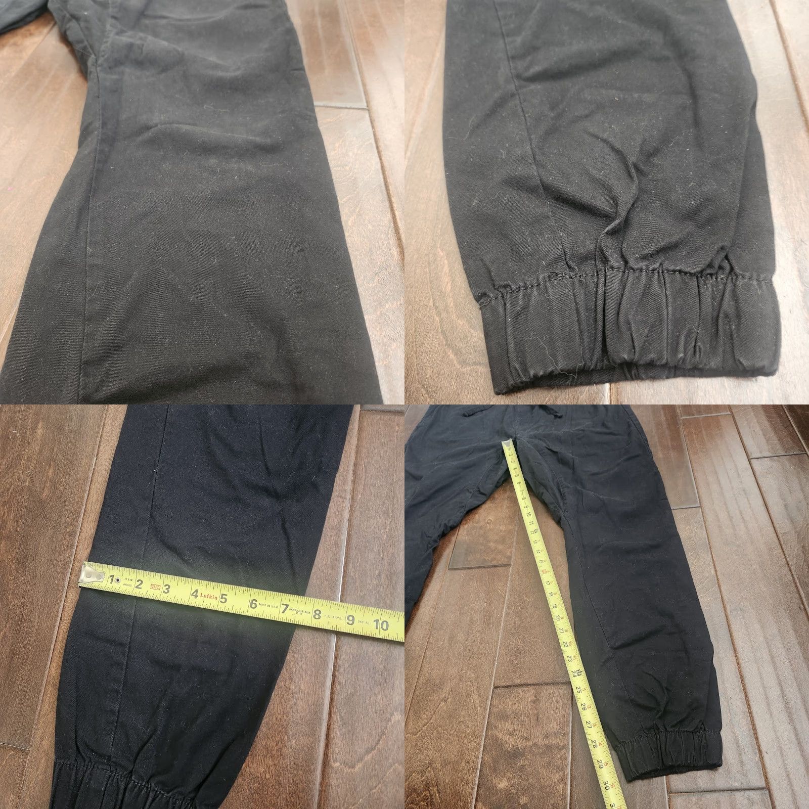 Crooks & Castles Crooks & Castles Jogger Pants Mens Size 38 Black Cargo Pocket Regular Fit Cotton Spandex Streetwear Size US 38 / EU 54 - 8 Thumbnail