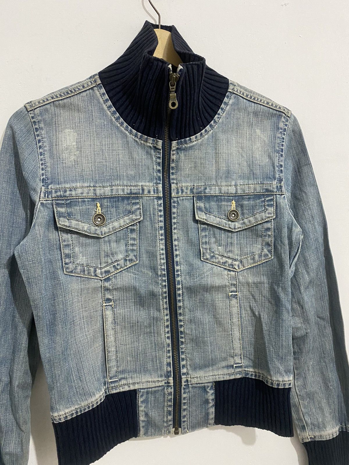 If Six Was Nine 💸BINDINGOFFER💸Little big crap denim bikers jacket ifsix lgb Size US S / EU 44-46 / 1 - 4 Thumbnail