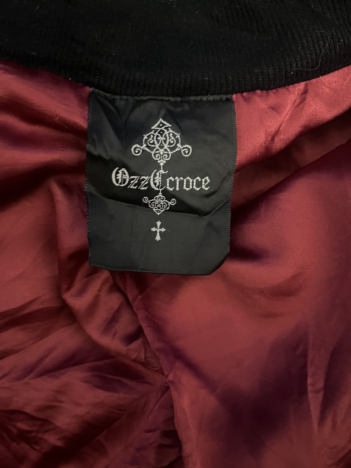 Japanese Brand 2000s Ozz Croce Avant-Garde Bomber Jacket Size US S / EU 44-46 / 1 - 5 Thumbnail