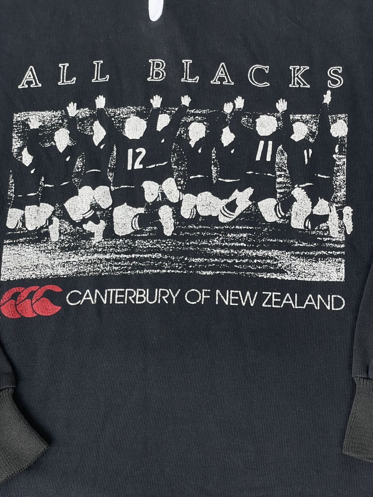 Canterbury of New Zealand Vintage 1992 Commemorative All Black With Player Signature Size US XL / EU 56 / 4 - 2 Thumbnail