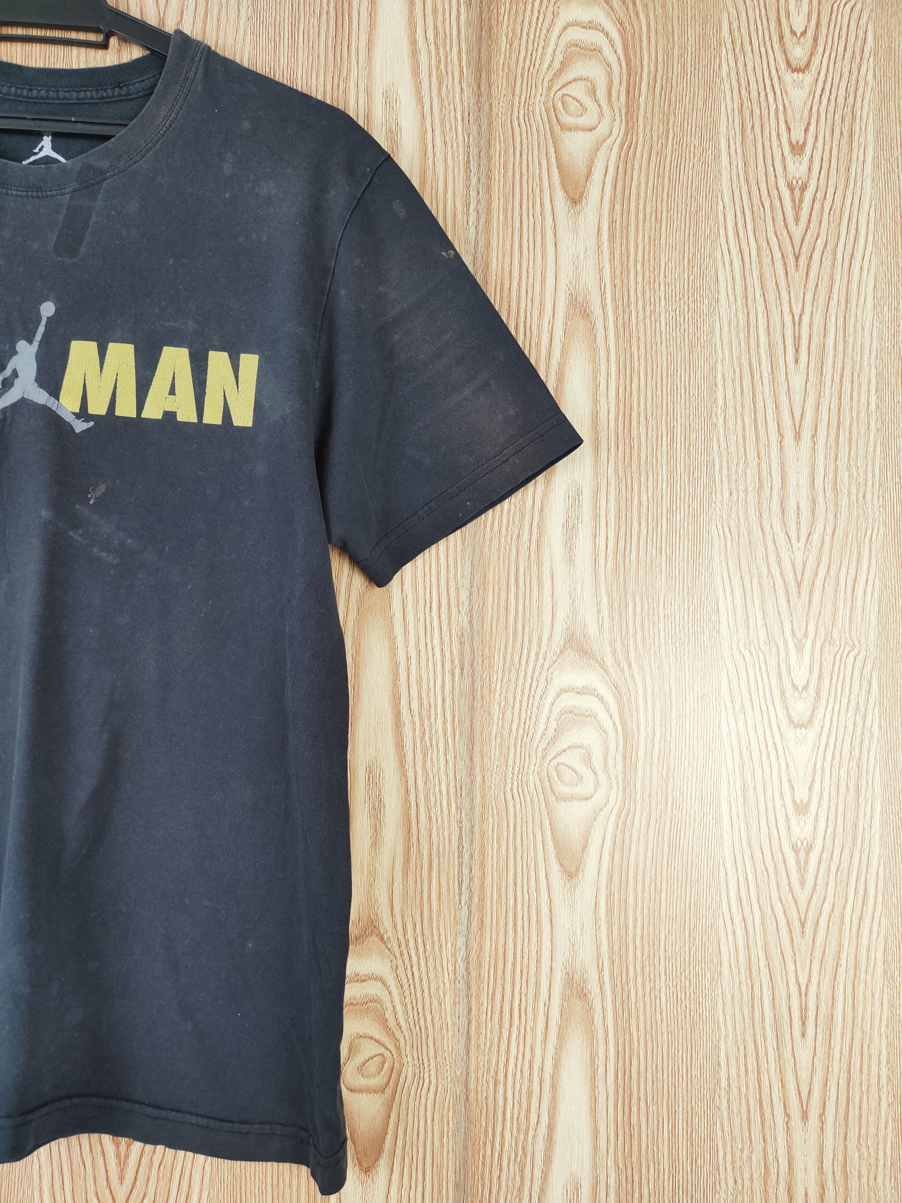 Vintage Jump Man Black Faded Short Sleeve T-shirts #W183 Size US M / EU 48-50 / 2 - 6 Thumbnail