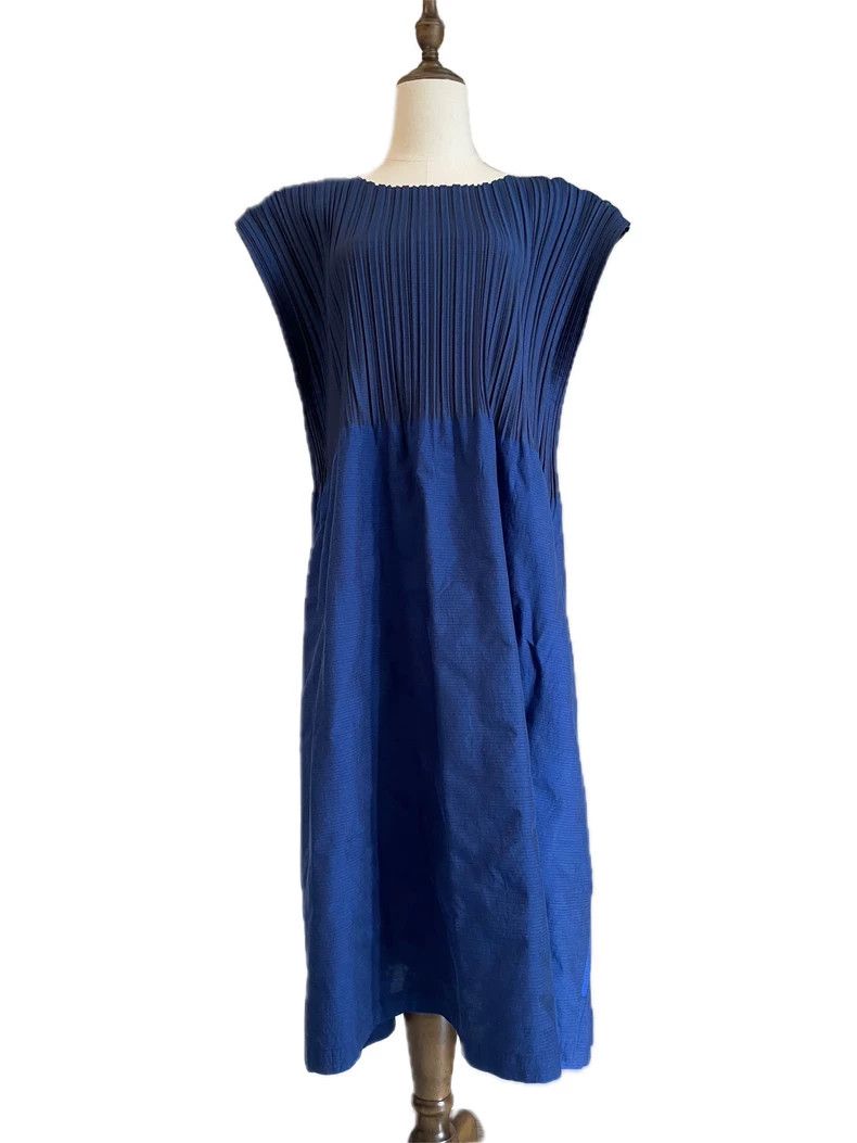 Other Issey Miyake size:2 A deep blue navy lapel mainline dress Size XS / US 0-2 / IT 36-38 - 5 Thumbnail