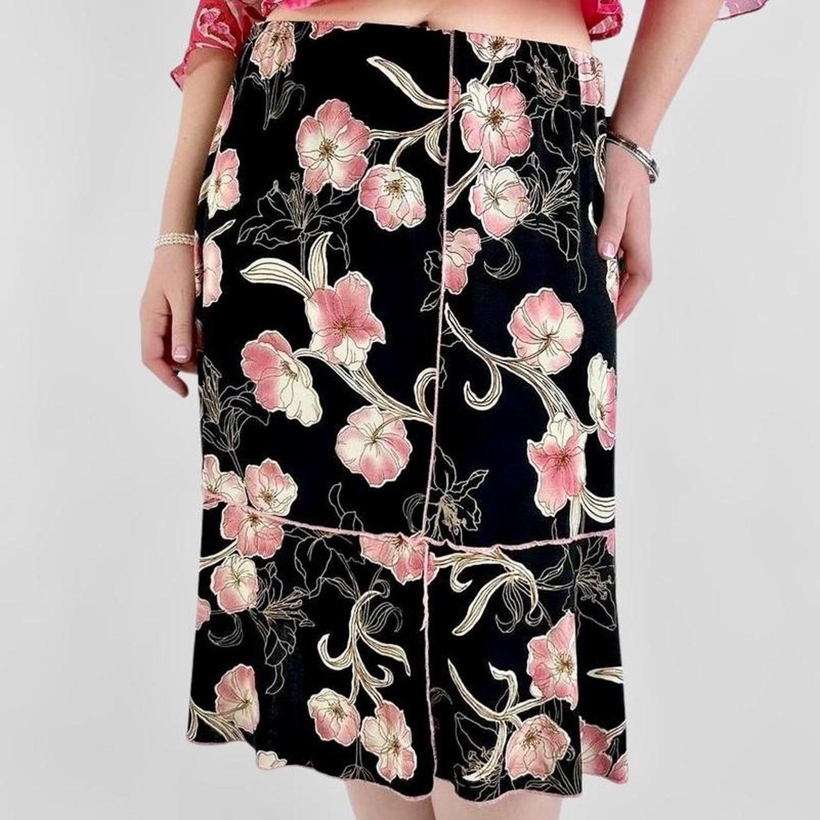 Other vintage y2k floral fairy boho skirt Size 30" / US 8 / IT 44 - 1 Thumbnail