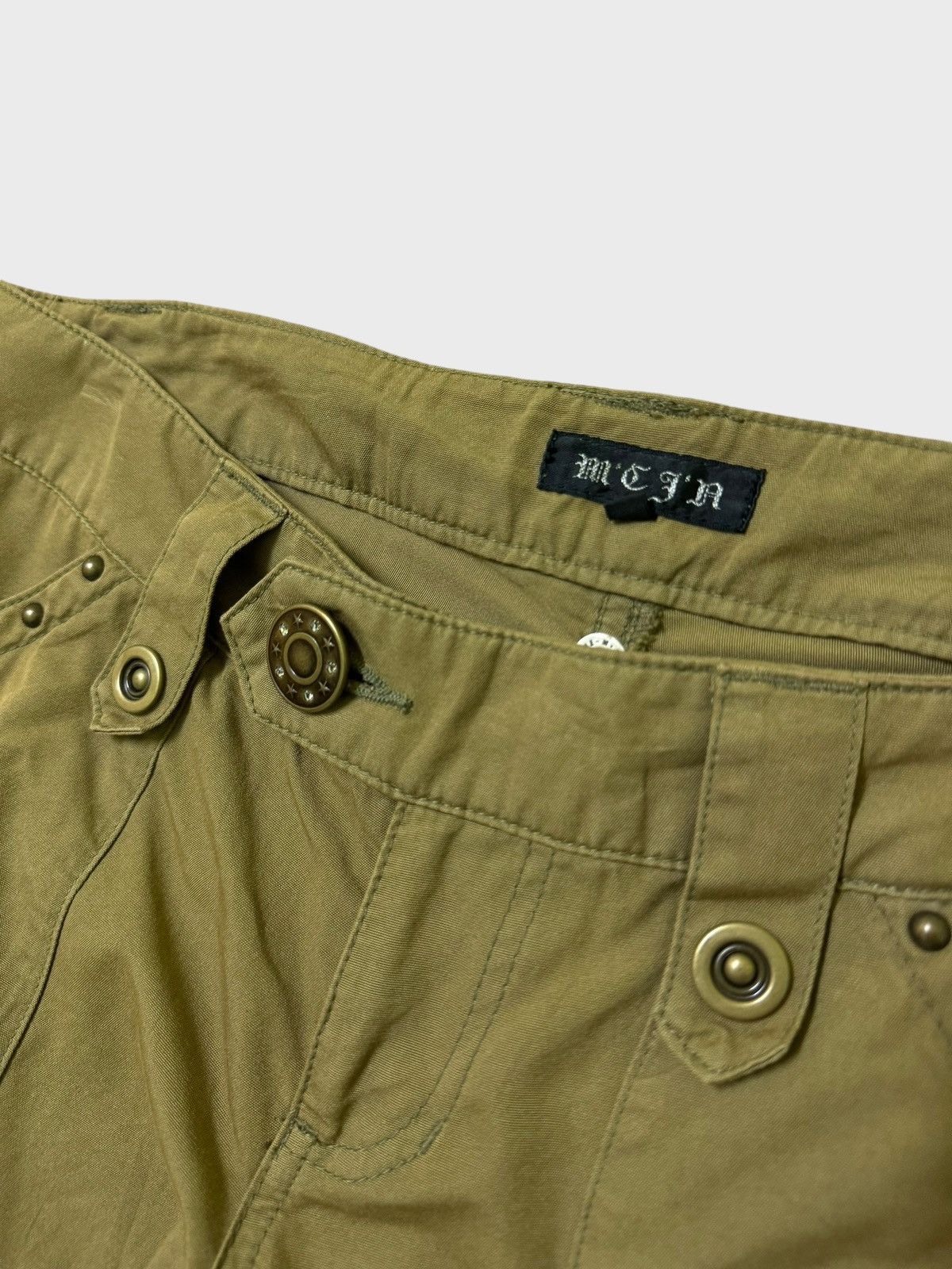 If Six Was Nine × Japanese Brand × Le Grande Bleu (L.G.B.) Y2K M'E'J'A BONDAGE CARGO PANT Size US 30 / EU 46 - 8 Thumbnail