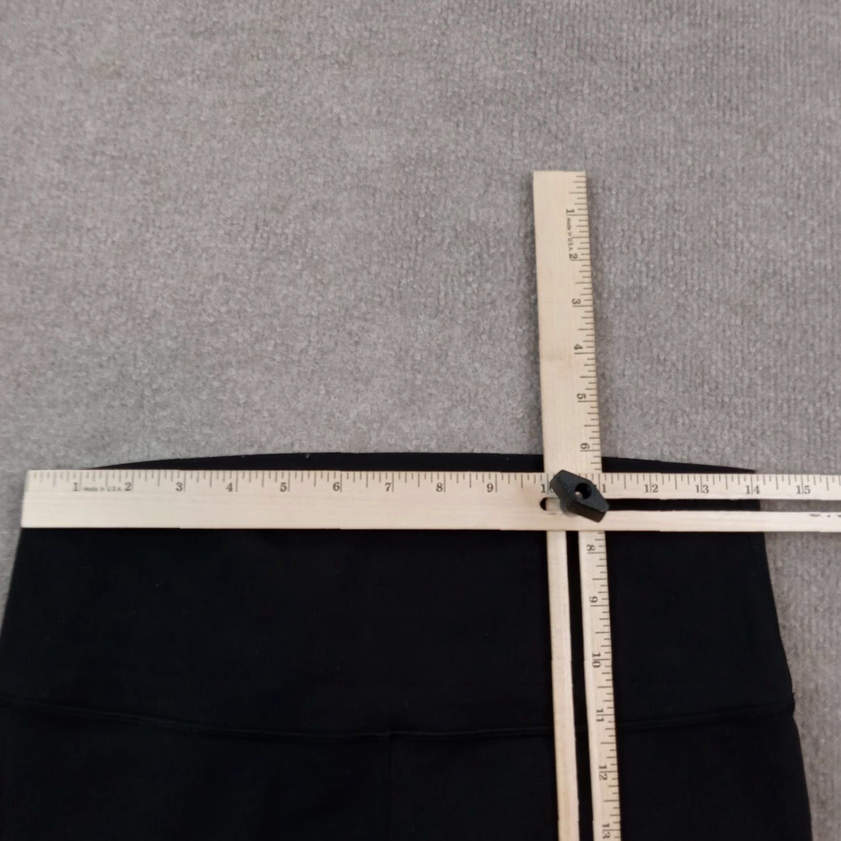 Lululemon Lululemon Leggings Women's Black Cropped Yoga Pants Size 10 Compression Stretch Size 32" / US 10 / IT 46 - 4 Thumbnail