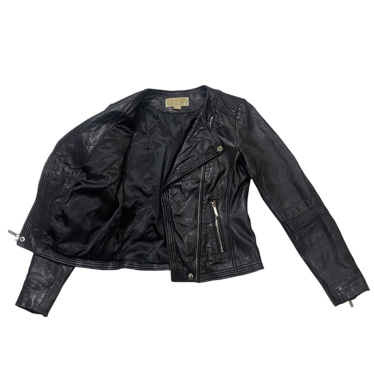 Michael Kors Michael Kors Leather Jacket Size XS / US 0-2 / IT 36-38 - 5 Thumbnail