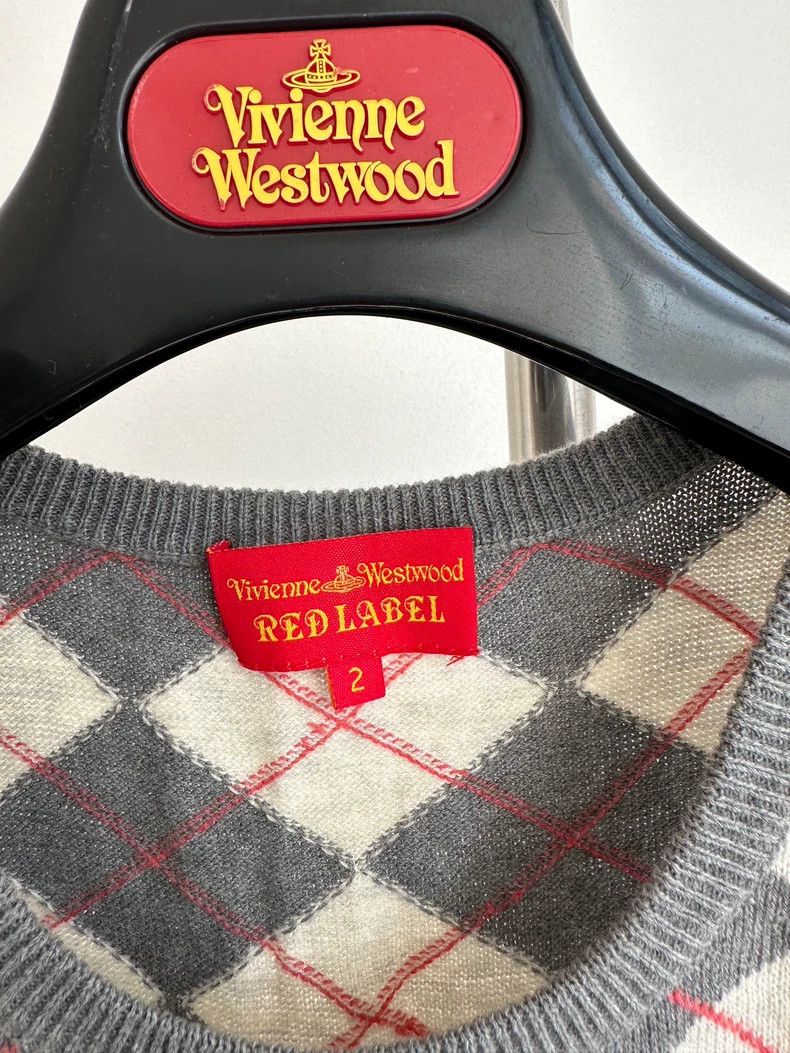 Vivienne Westwood Vivienne Westwood Knitted vest Saturn marked knit sweater Size S / US 4 / IT 40 - 4 Thumbnail