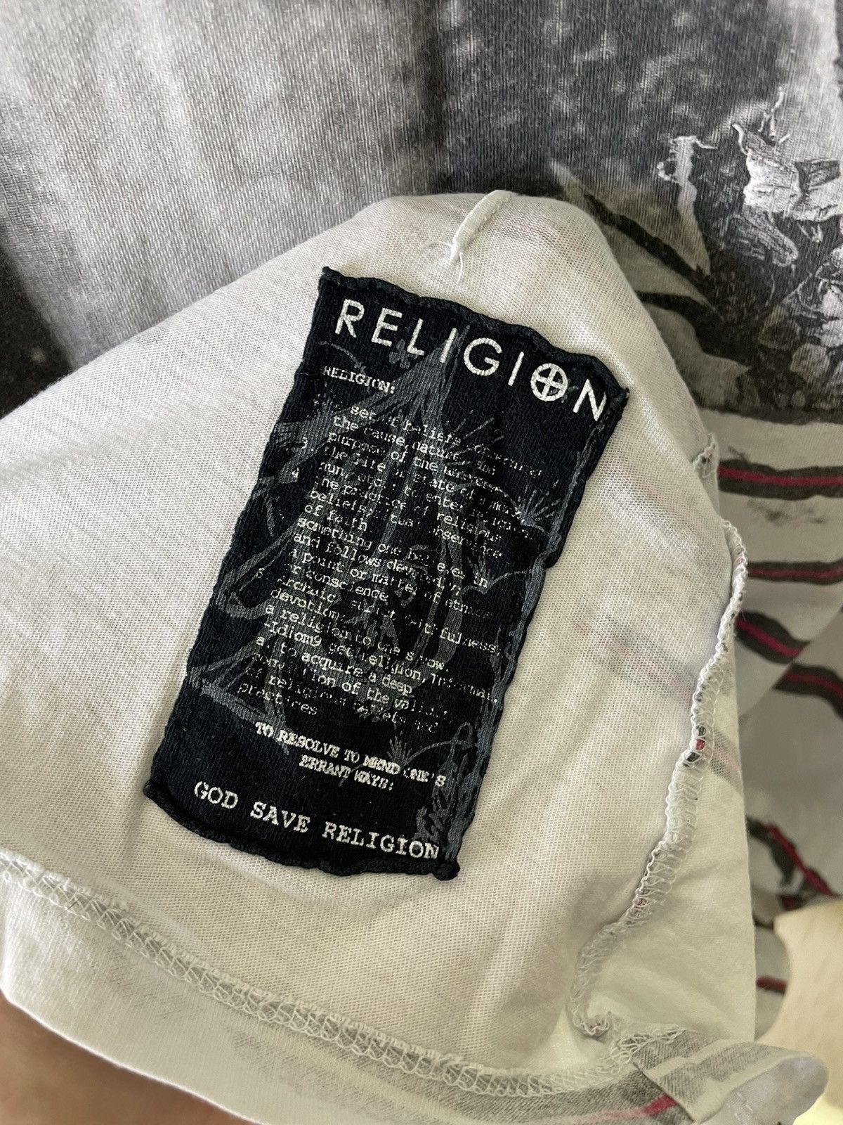 Japanese Brand × Vintage Religion vintage Japanese streetwear T shirt Size US M / EU 48-50 / 2 - 8 Thumbnail