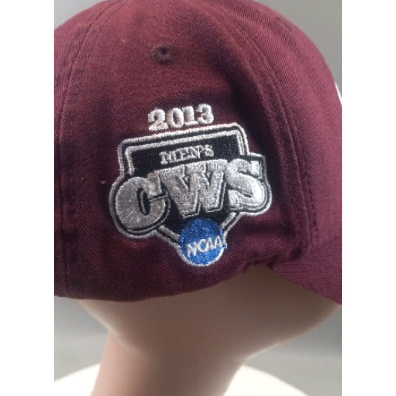 Adidas Adidas Baseball Cap MSU Miss State Univ 2013 CWS Maroon Hook & Loop Adjustable Men One Size Cap Size ONE SIZE - 7 Thumbnail