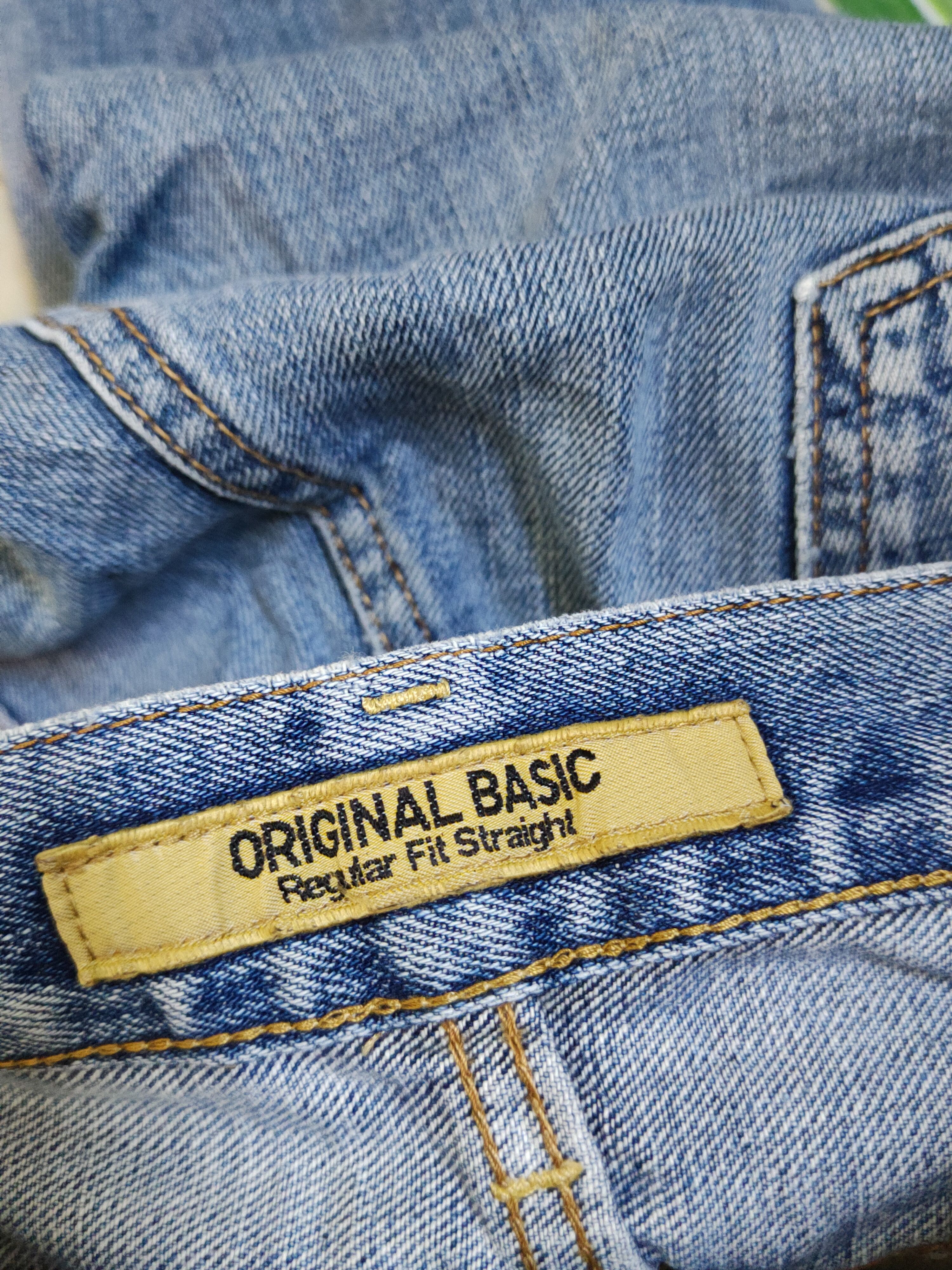 Japanese Brand Uniqlo vintage Blue Distressed jeans Denim pants #S1680 Size US 30 / EU 46 - 13 Thumbnail