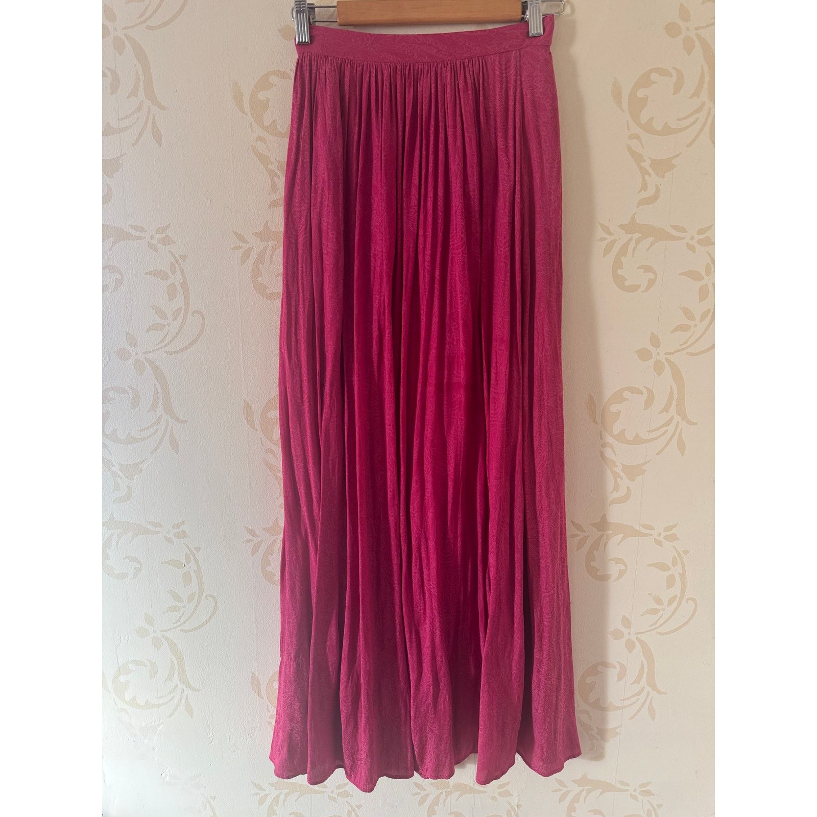 Anthropologie Anthropologie Paisley Silk Lined Maxi Skirt Ladies Sz 2 Size 28" / US 6 / IT 42 - 3 Thumbnail