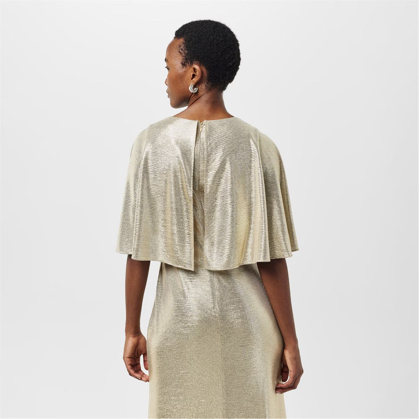 Lauren Ralph Lauren o1g2r1mq0825 Phinya Gown in Birch Tan/Gold Size S / US 4 / IT 40 - 4 Thumbnail