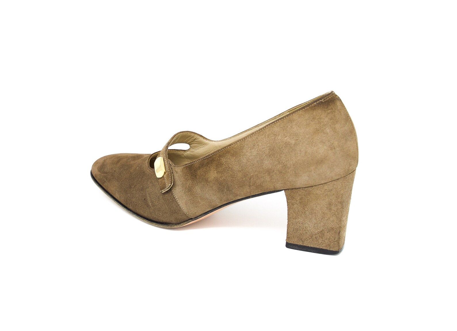 Salvatore Ferragamo Vintage Suede Salvatore Ferragamo Mary Janes size 7 Size US 7 / IT 37 - 7 Thumbnail
