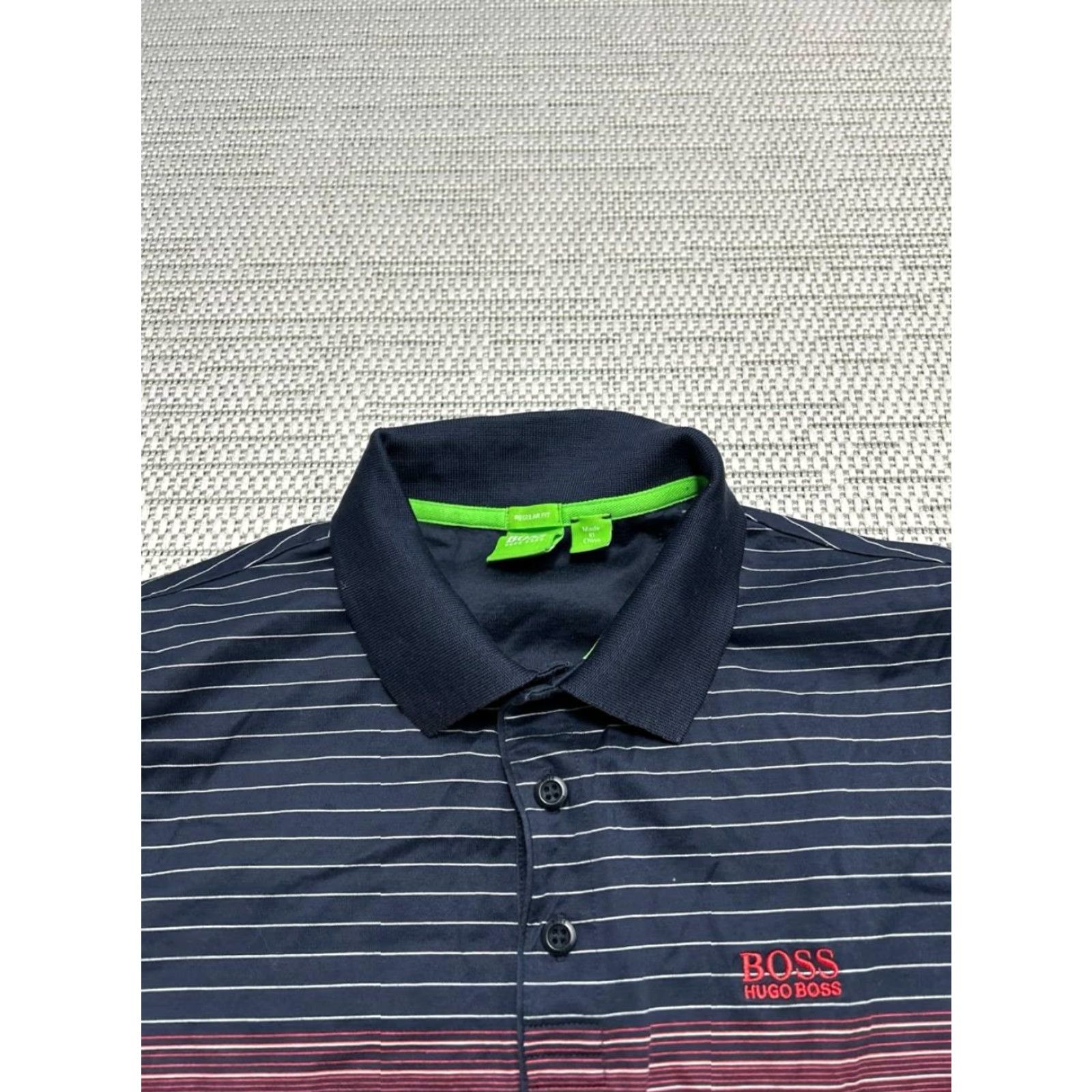 Hugo Boss Hugo Boss Polo Shirt Mens Small Red Blue Golf Polo Shirt Mens Small Blue Hugo Boss Golf Shirt Size US S / EU 44-46 / 1 - 2 Thumbnail