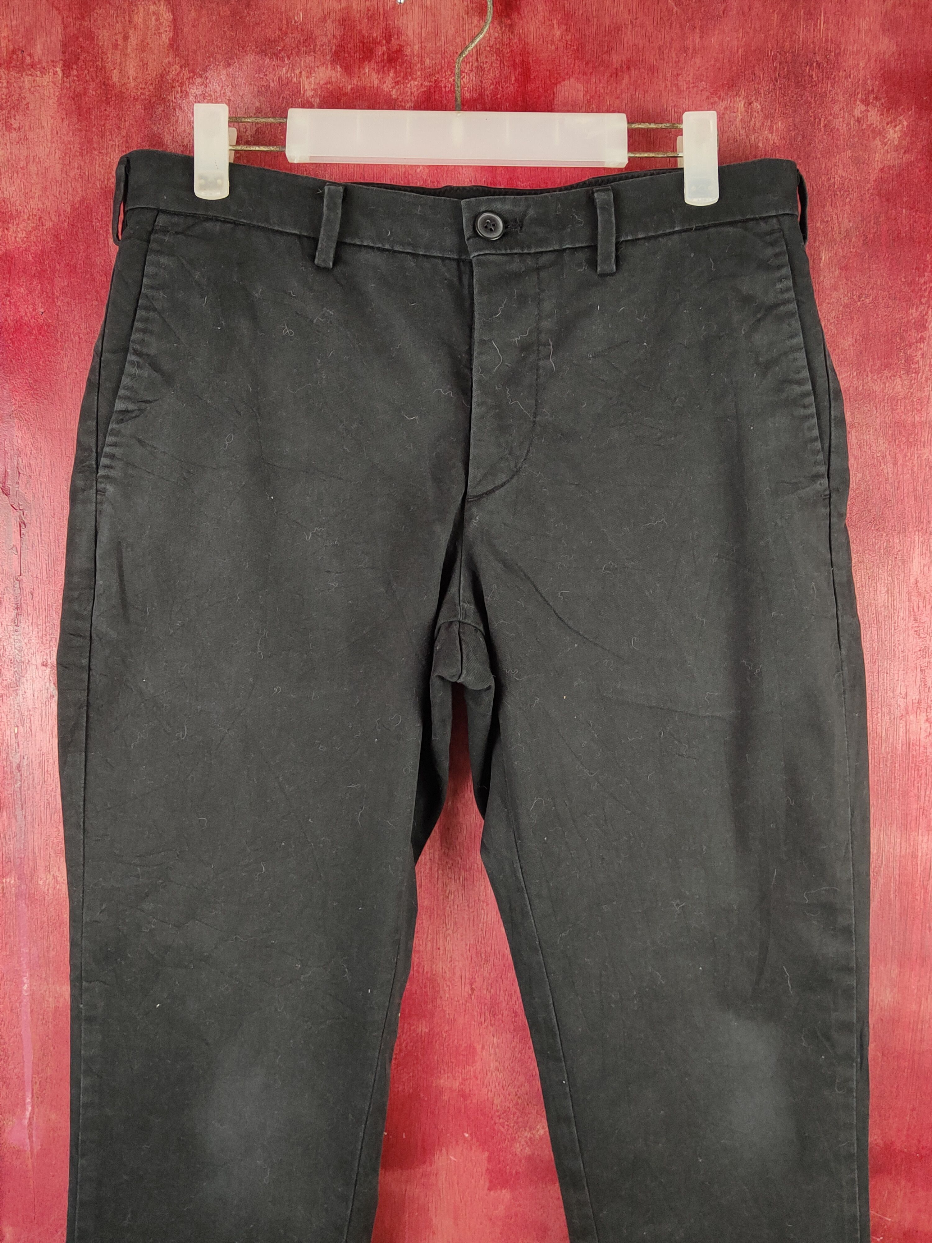 Japanese Brand × Uniqlo Uniqlo Black Multipocket Casual Pants #S1459 Size US 33 - 2 Thumbnail