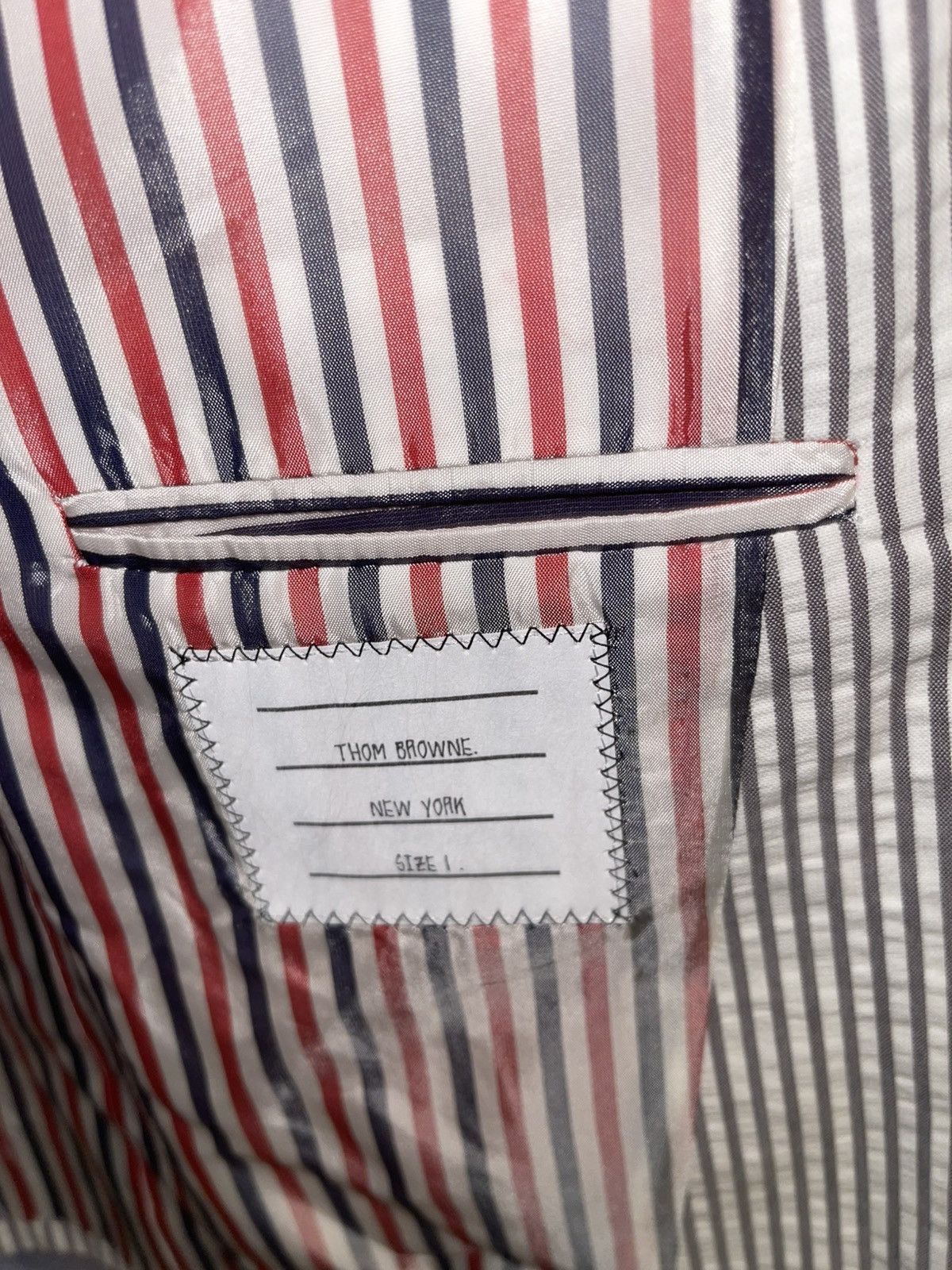 Thom Browne Thom Browne Seersucker Size 36R - 9 Thumbnail